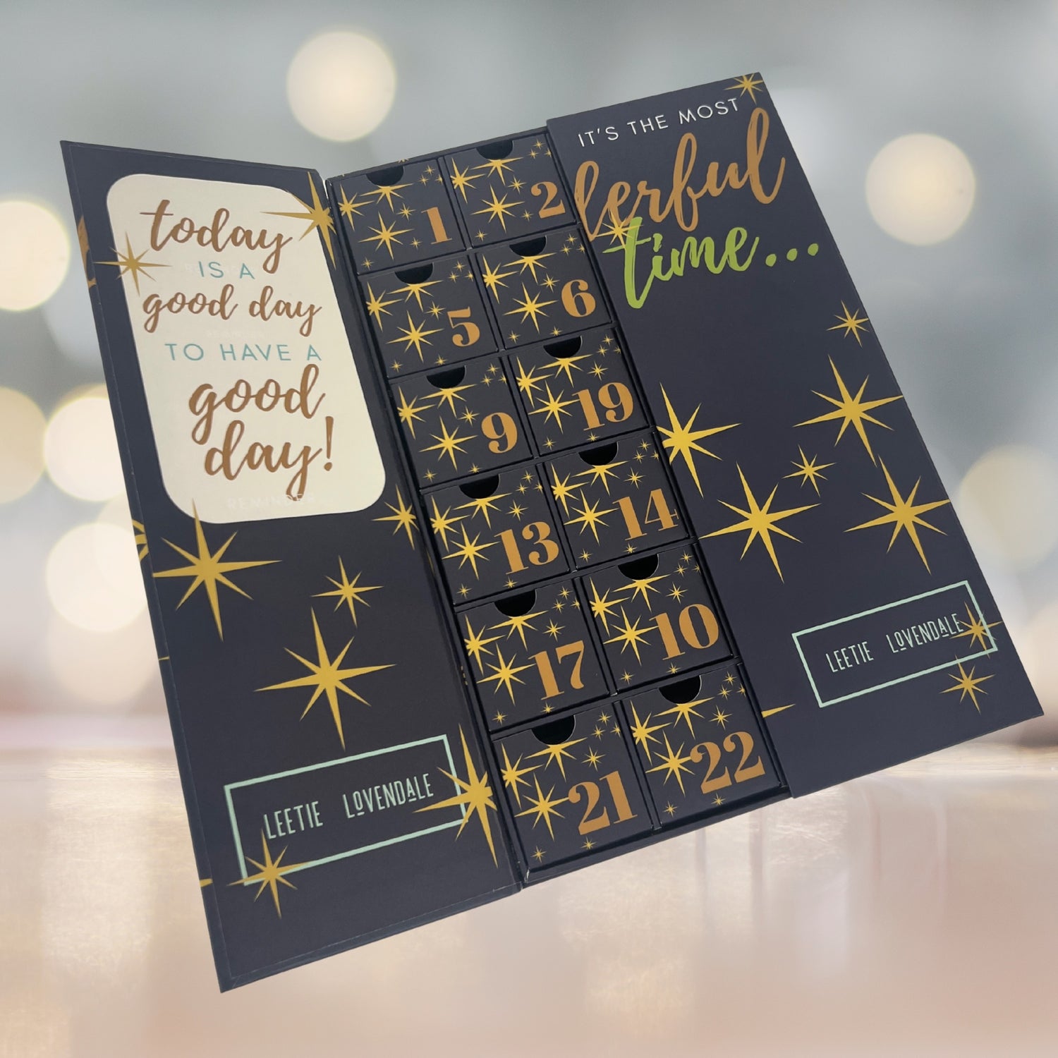 Leetie Holiday Advent Calendar -2025 w/GOLDEN TICKET entry! *shipping now