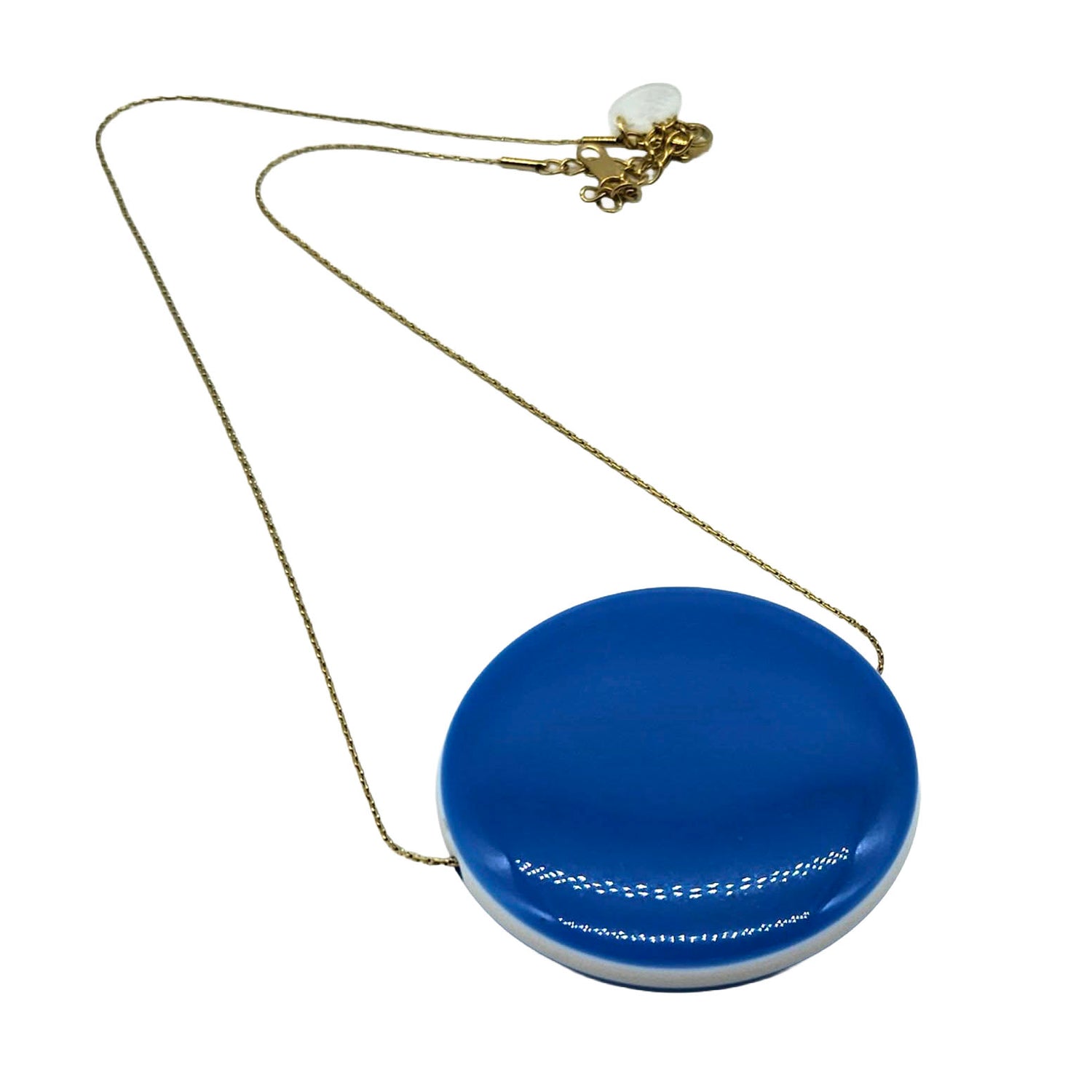 Twin Tone Reversible Slide Necklace