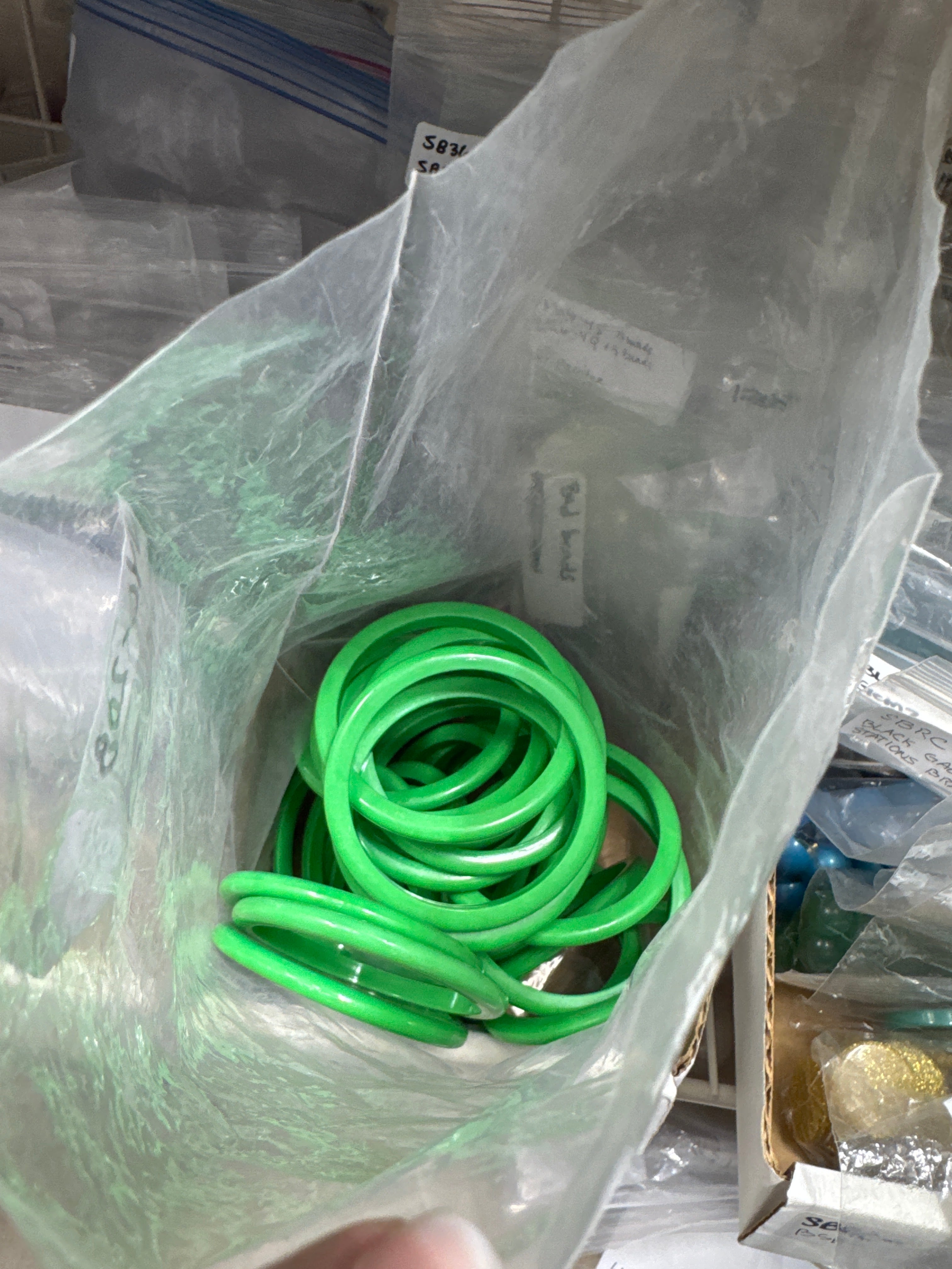 Kelly Green Vintage Bangle Bracelet - GUC