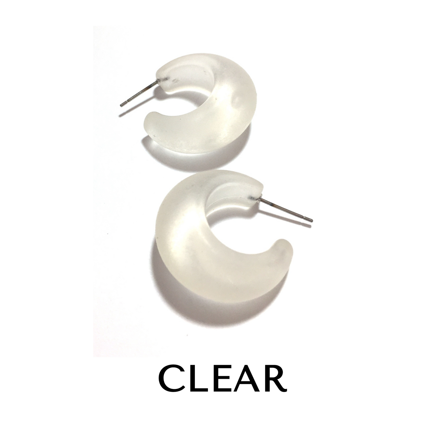 Chunky Snail Shell Hoop Earrings