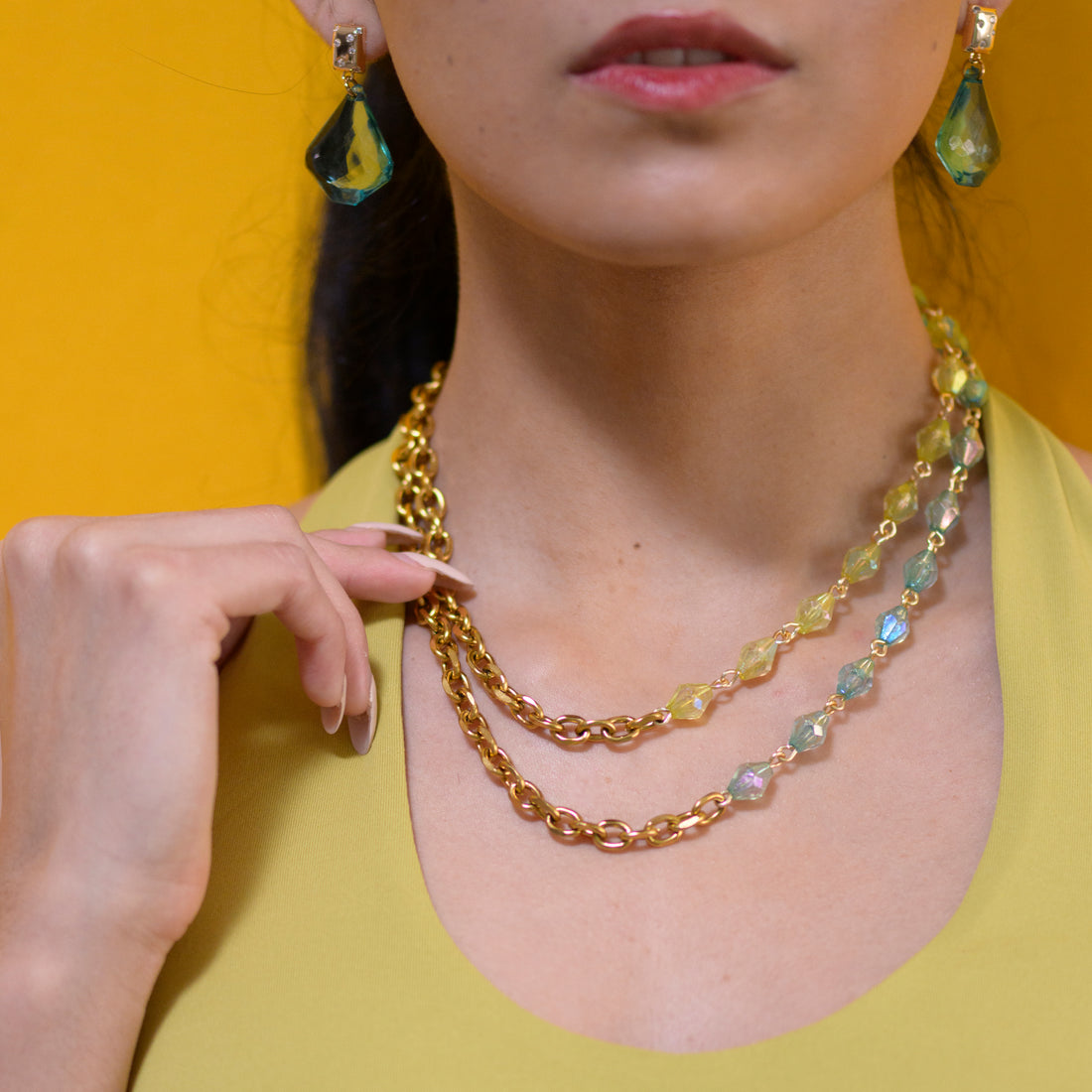 Spectrum Aurora Half Chain Necklace