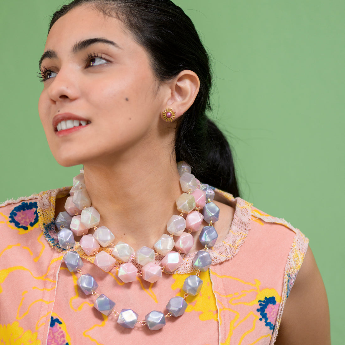 Blue Box of Borealis Amelia Necklace