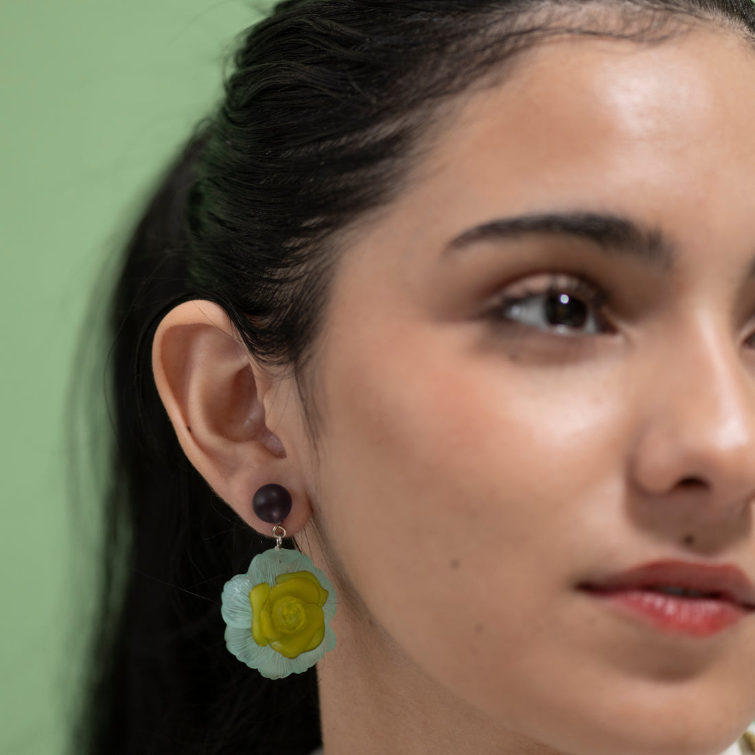 Romantic Garden Pressed Blossom Earrings