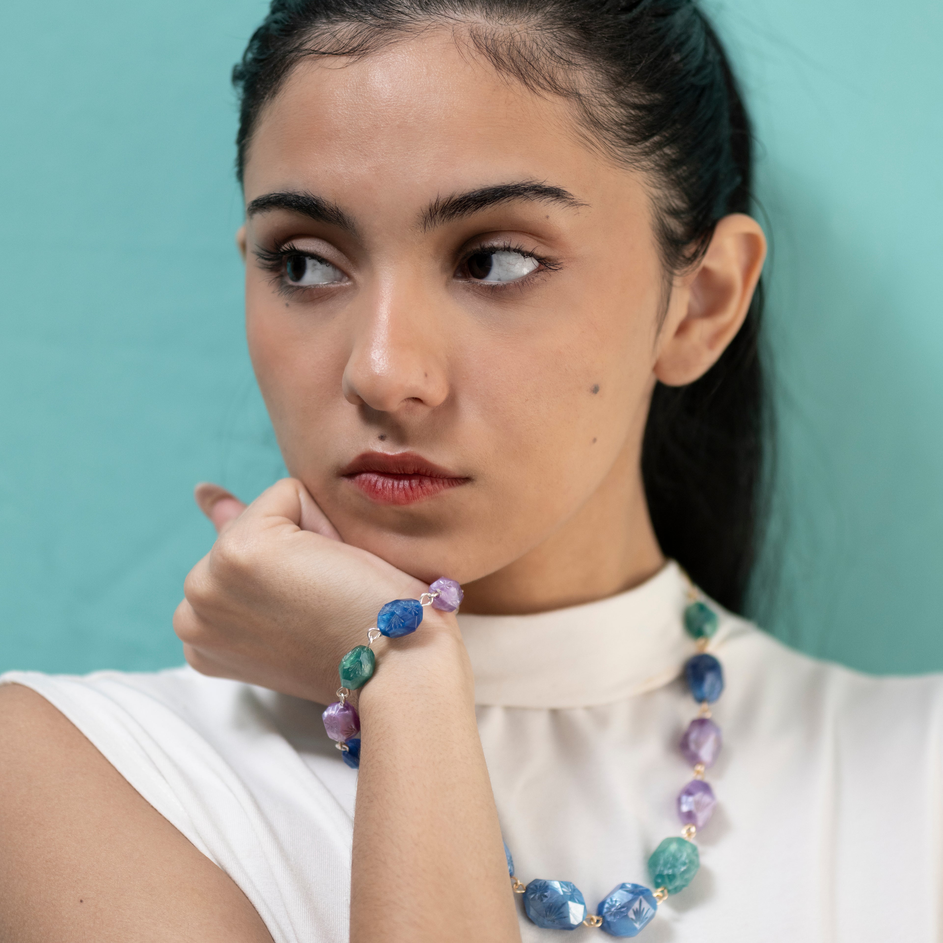 Atomic Ombré Bella Necklace
