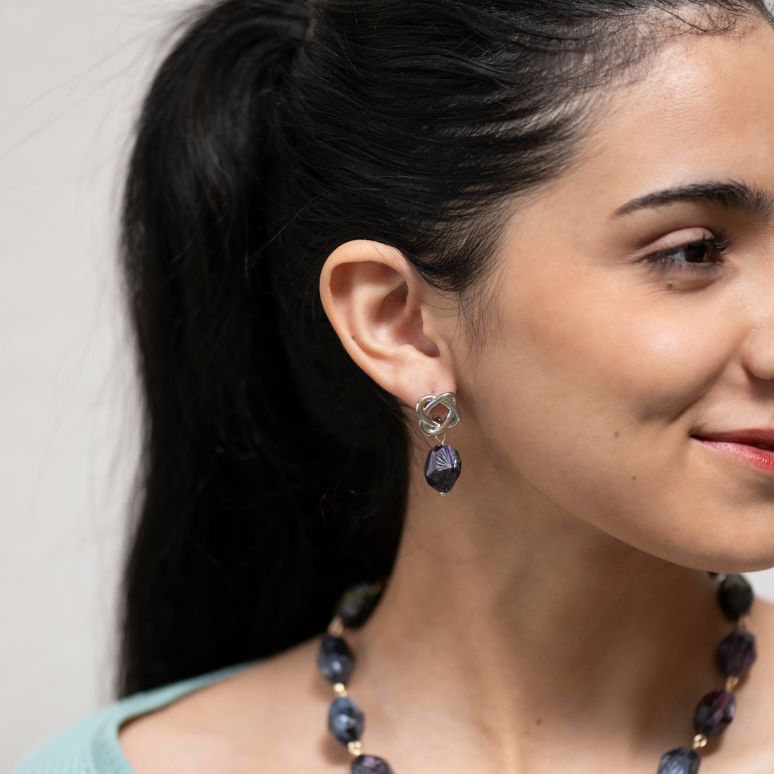 Atomic Ombré Orbit Drop Earrings