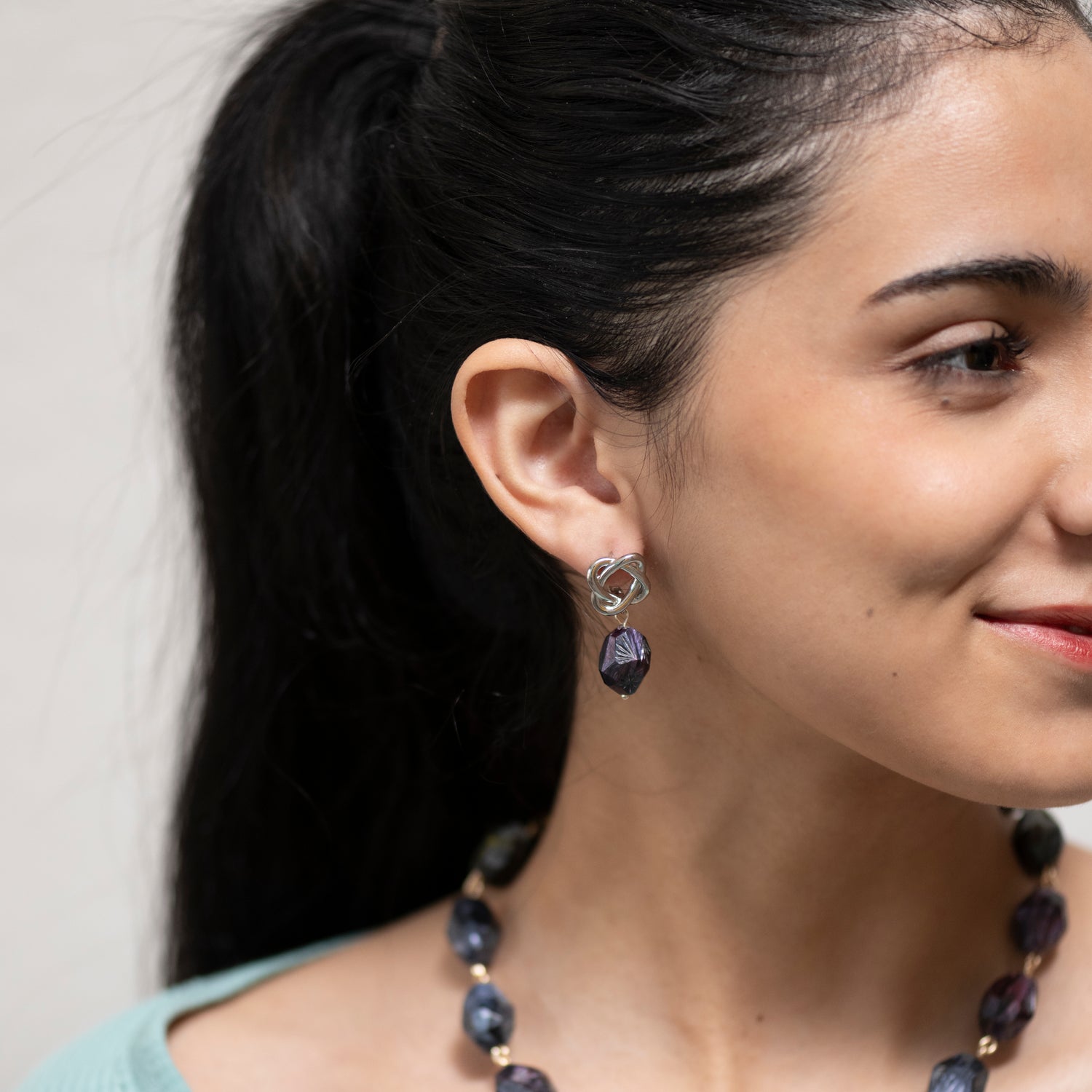 Atomic Ombré Orbit Drop Earrings