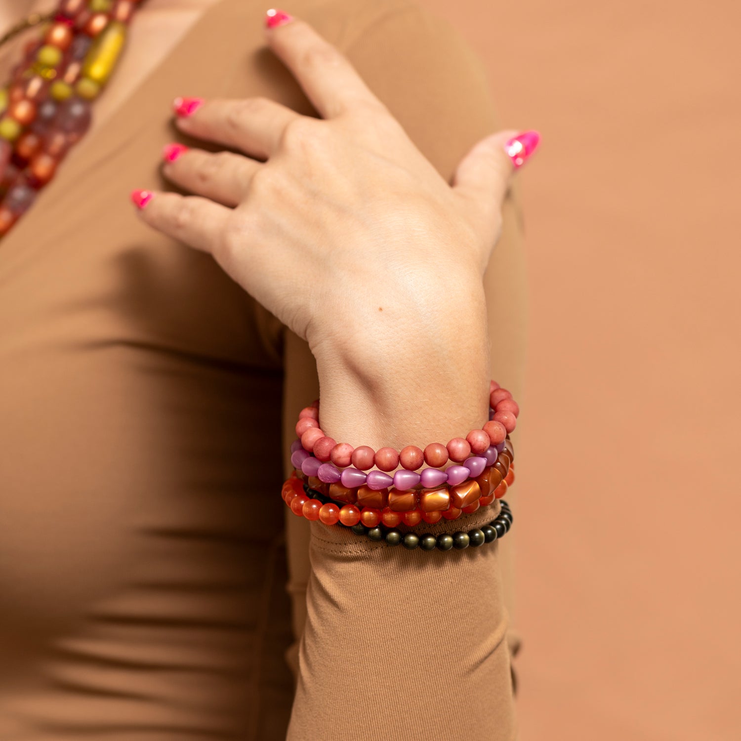 Harvest Glow: Make Your Own Stack Bracelet Set