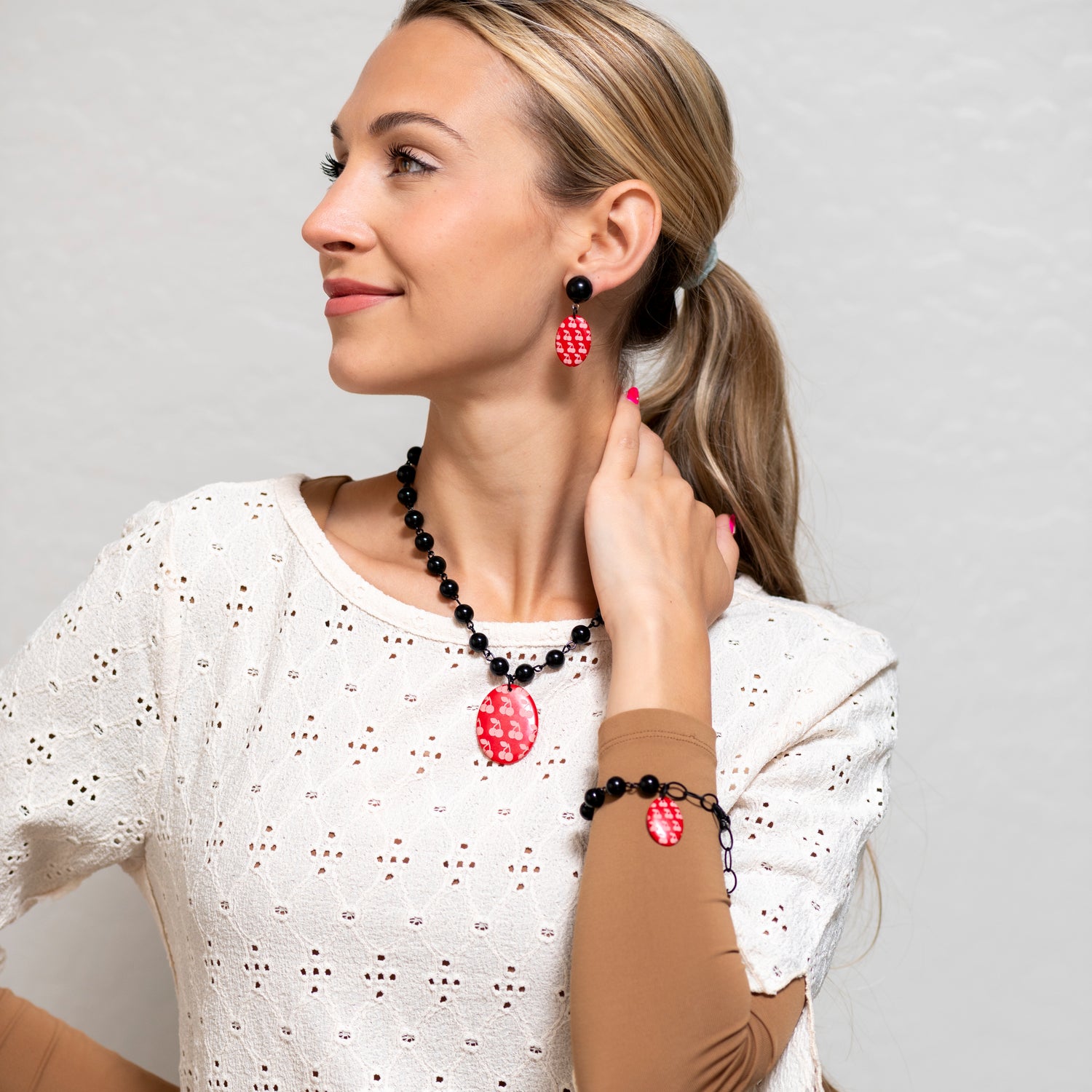 Lucky Cherries Aleta Necklace