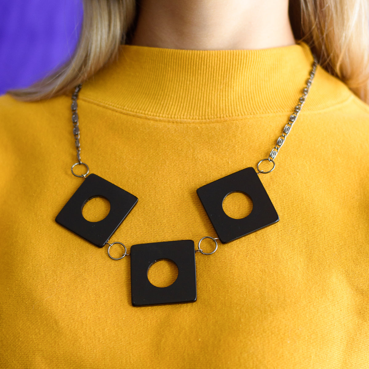 Black &amp; Figaro Chain Necklace
