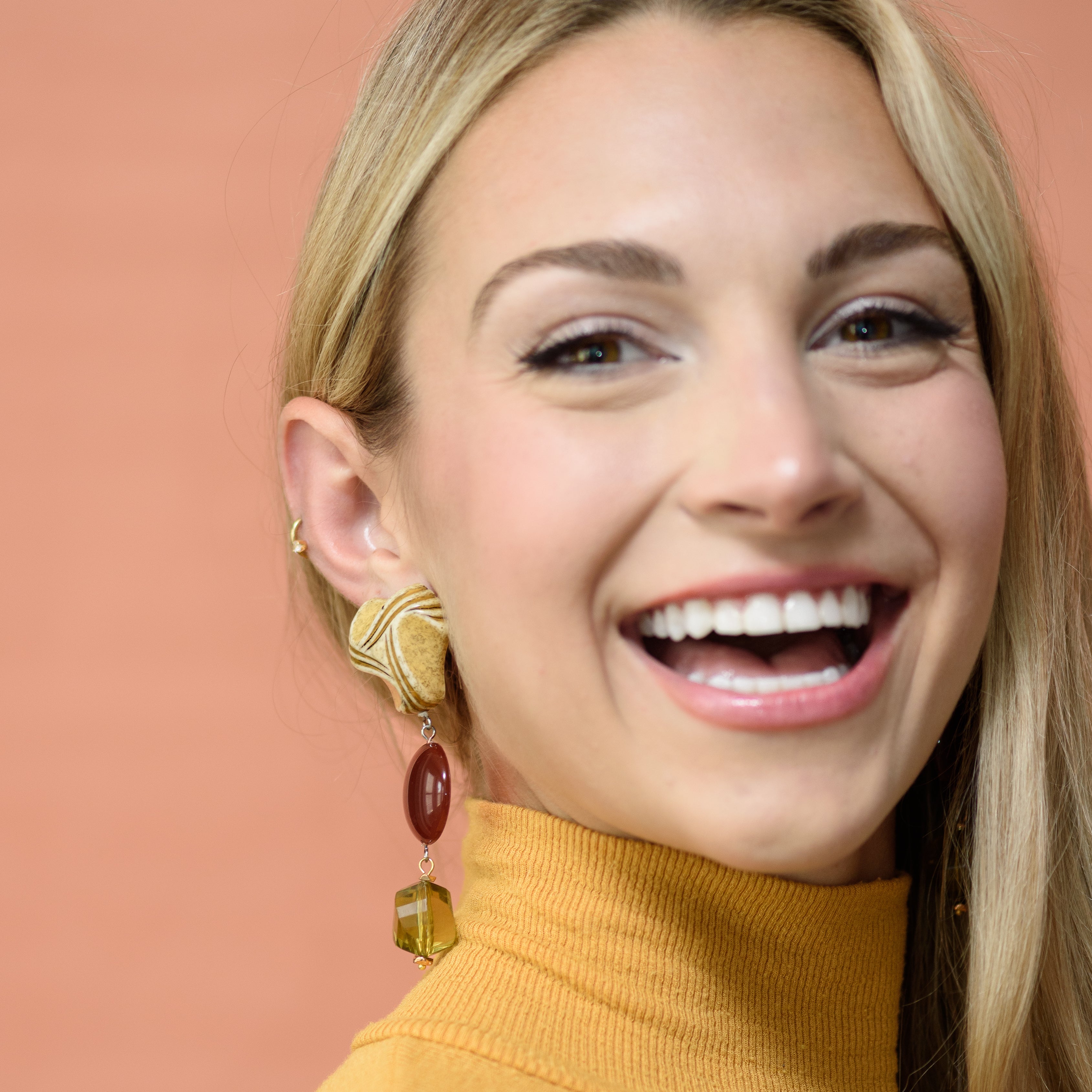 Sand &amp; Stone Triple Earrings