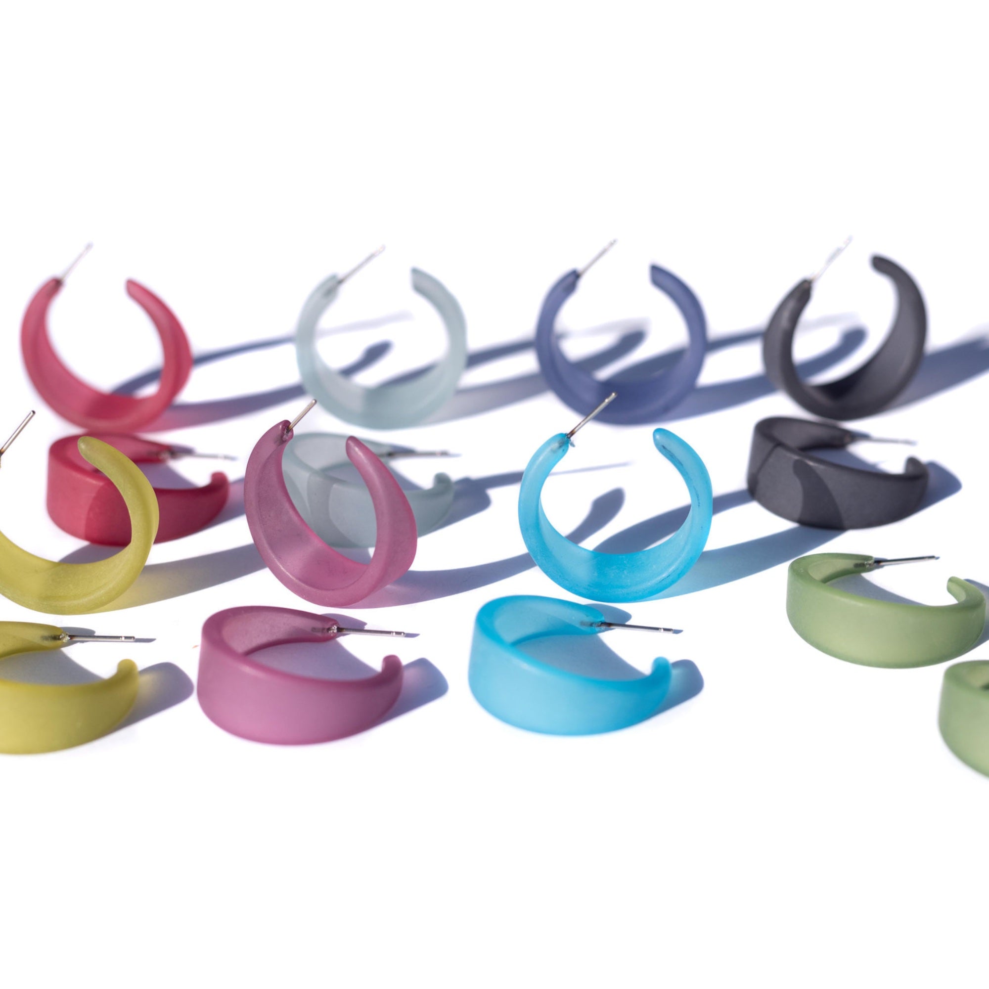 emily hoop earrings in lots of colors