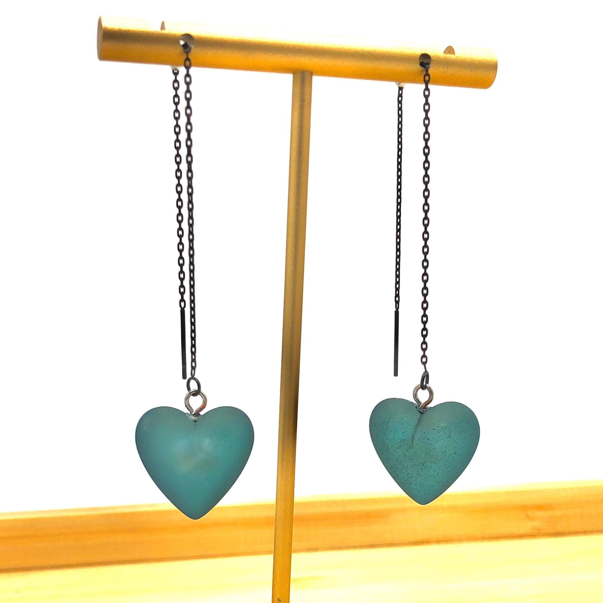 Heartstrings Threader Earrings