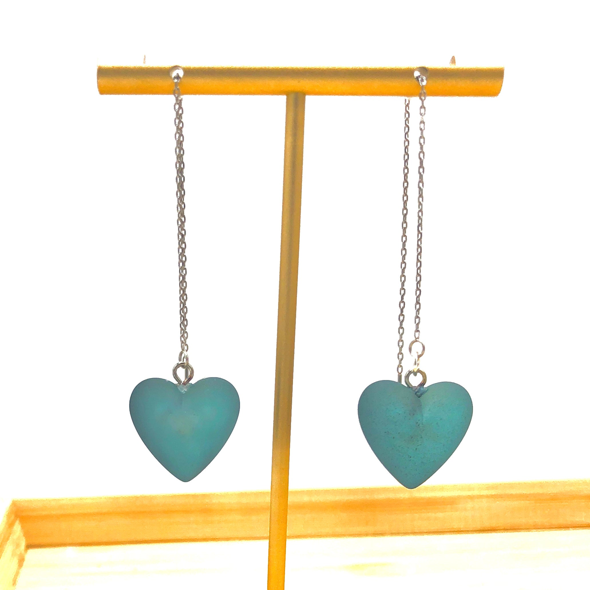 Heartstrings Threader Earrings