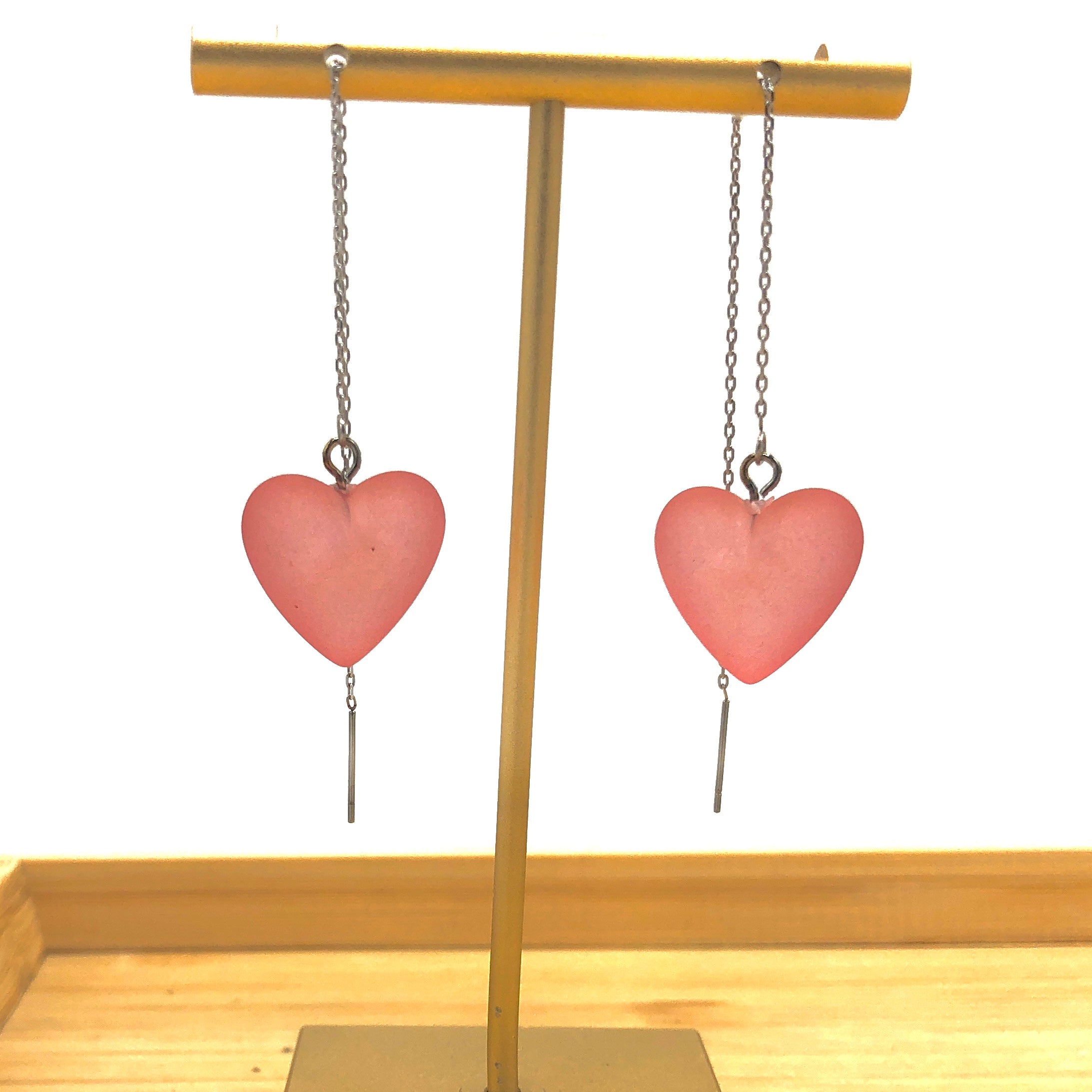 Heartstrings Threader Earrings