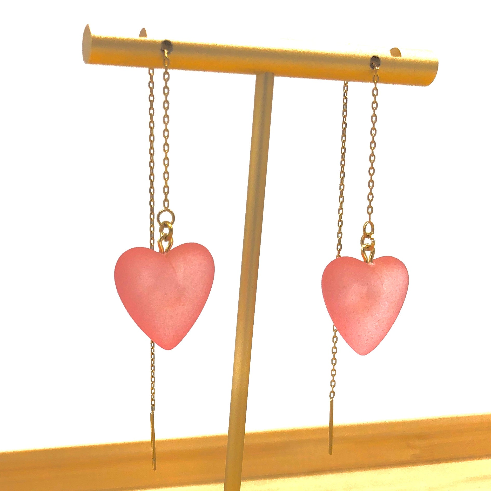 Heartstrings Threader Earrings
