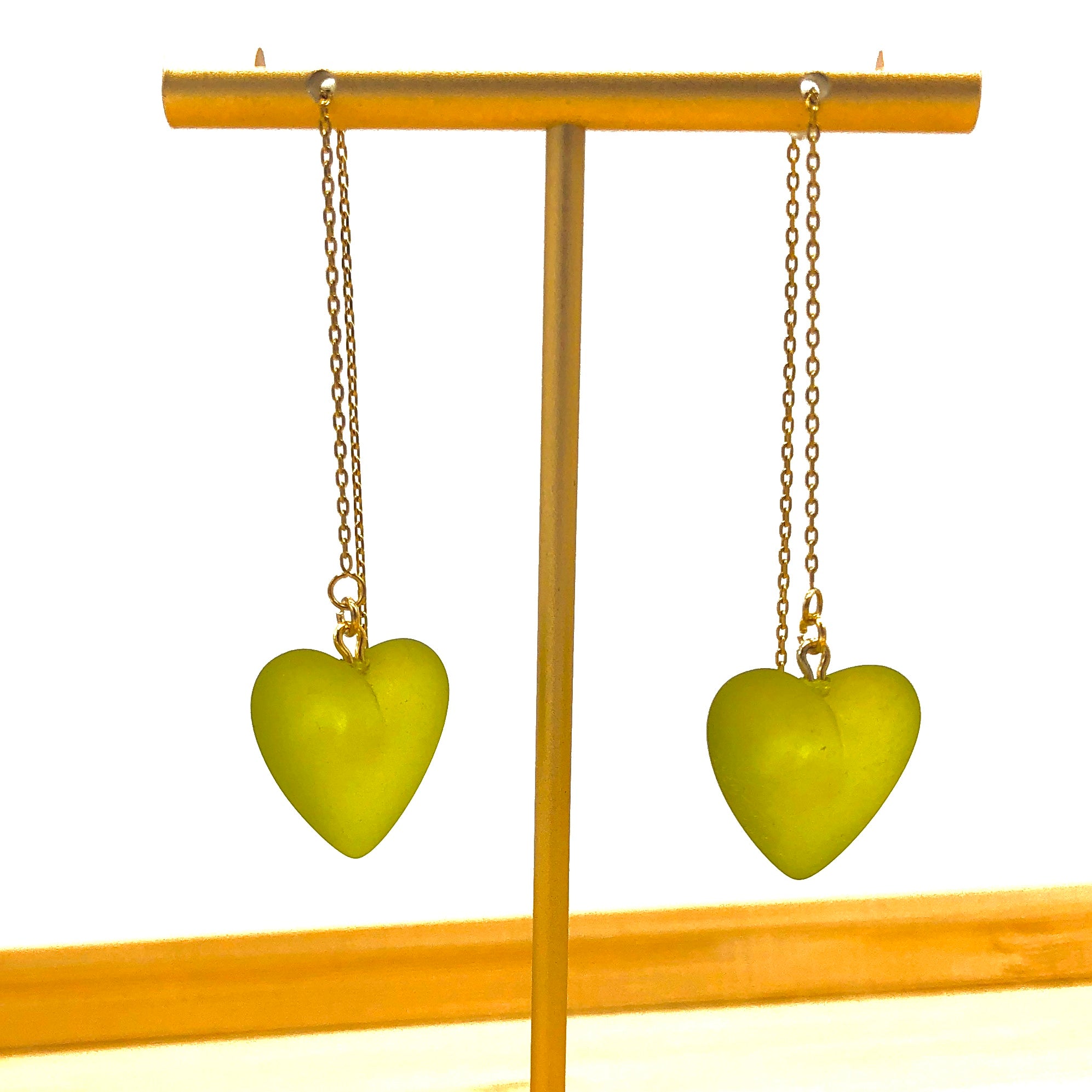Heartstrings Threader Earrings