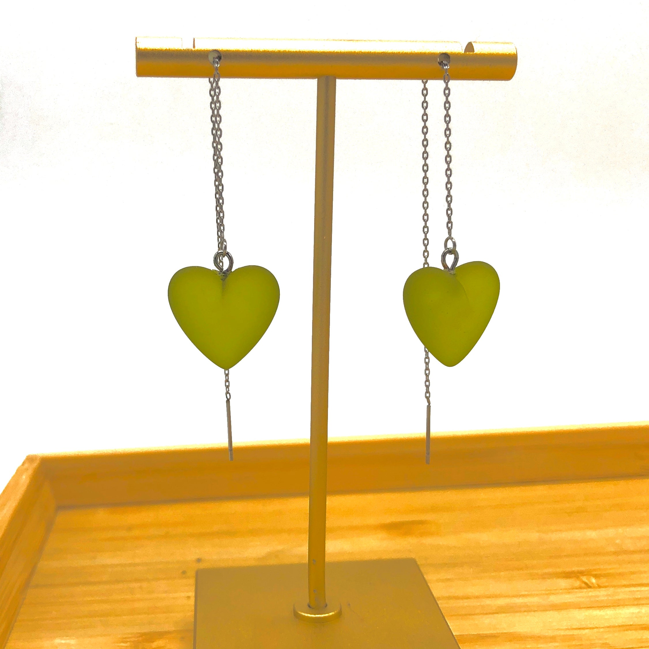 Heartstrings Threader Earrings
