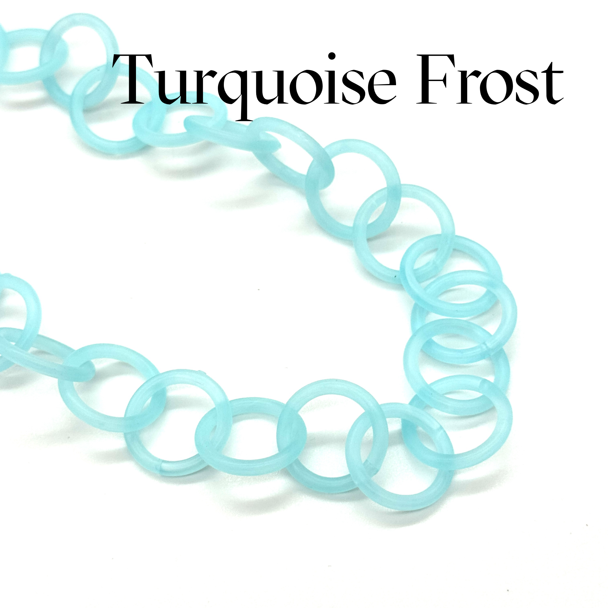 Clink Lucite Chain Link Necklace - Colorful Layering Chains*