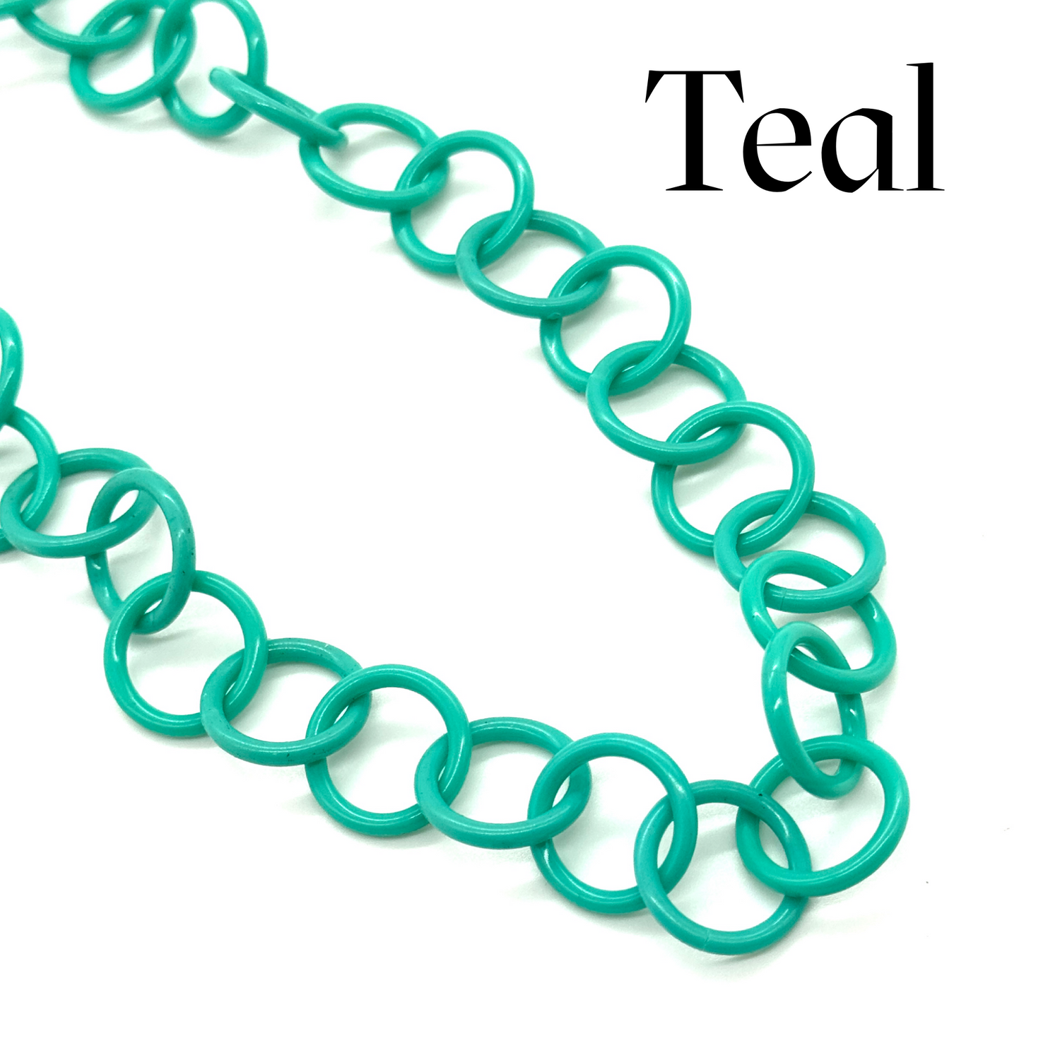 Clink Lucite Chain Link Necklace - Colorful Layering Chains*