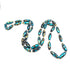 Teal and gold necklace 