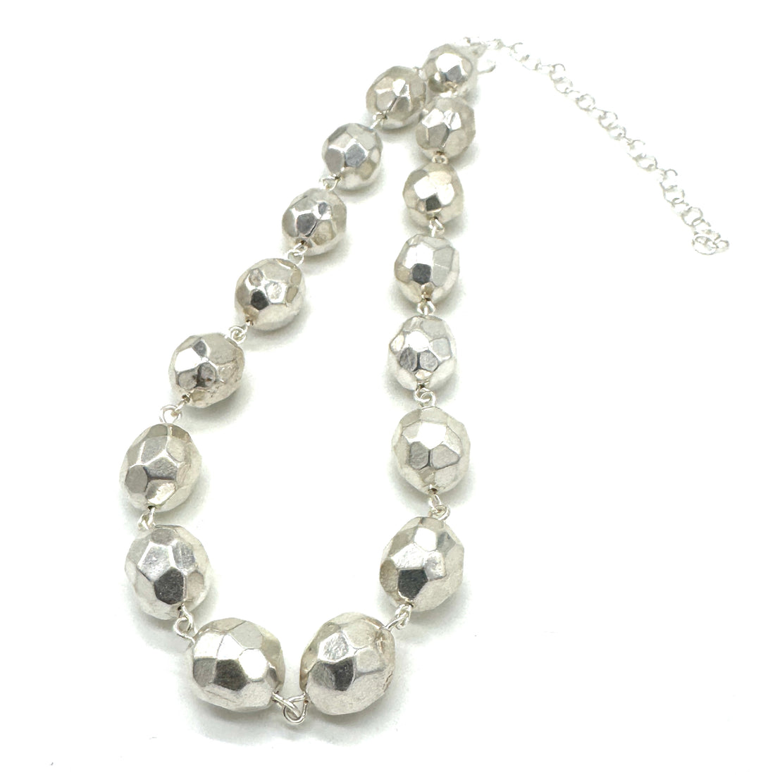 Silver Nugget Amelia Necklace - Limited Stock