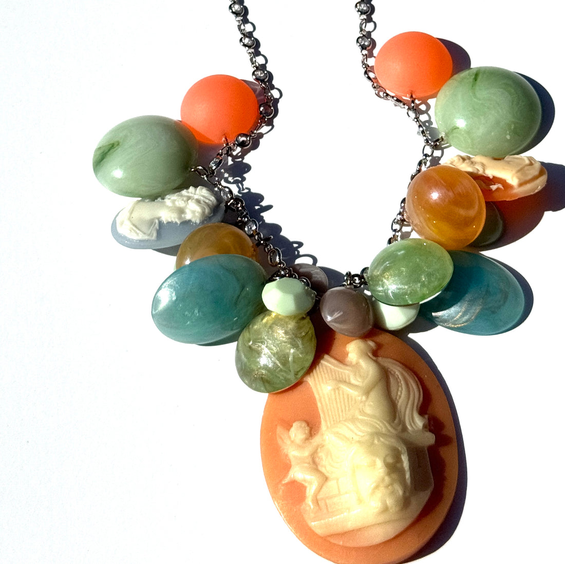 Baroque Garden Party Charm Necklace