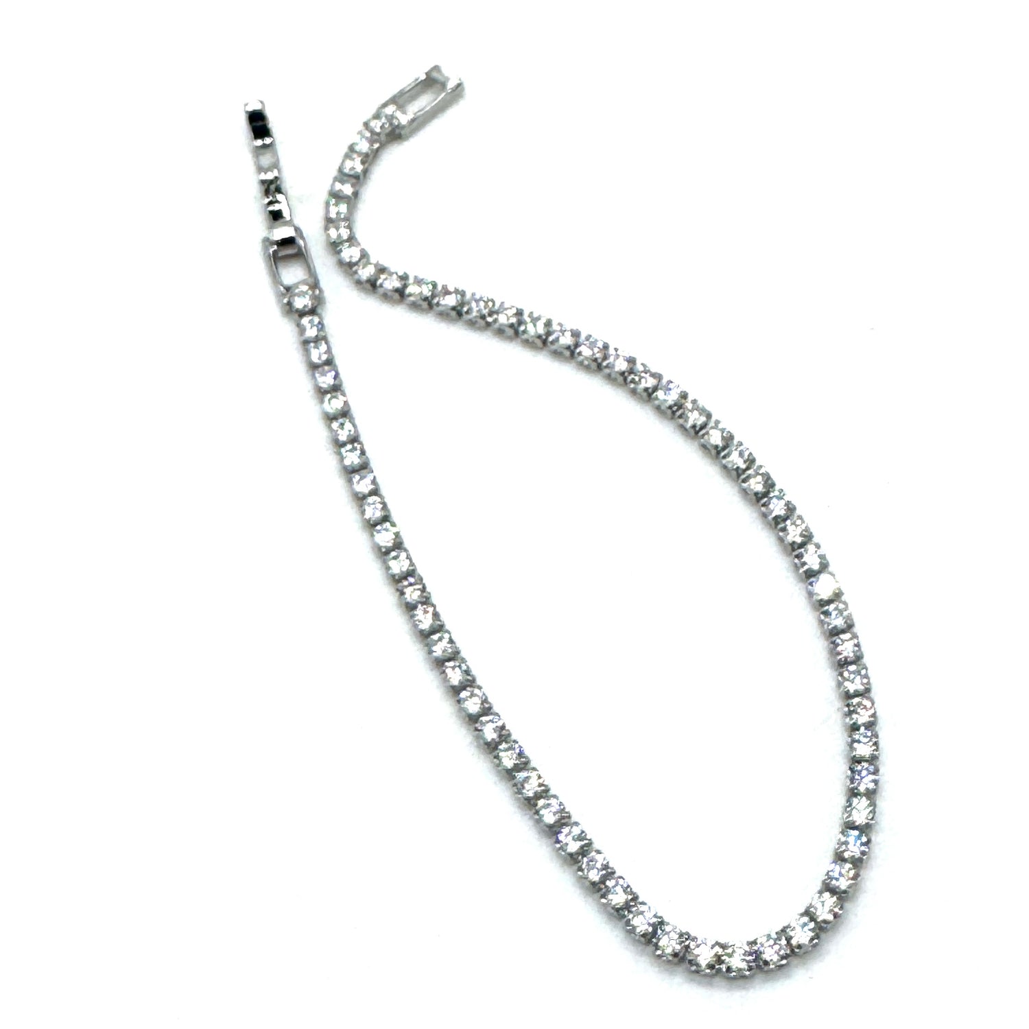 Mixed Doubles Charm Bar Tennis Bracelet