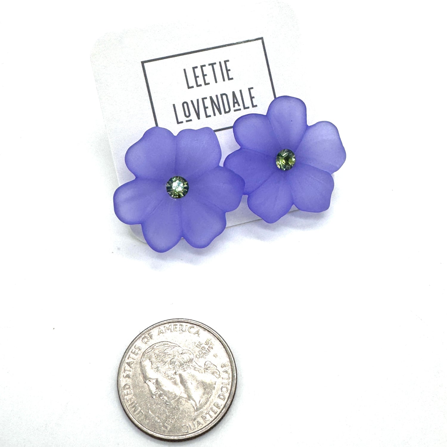 Jumbo Crystal Bloom Stud Earrings