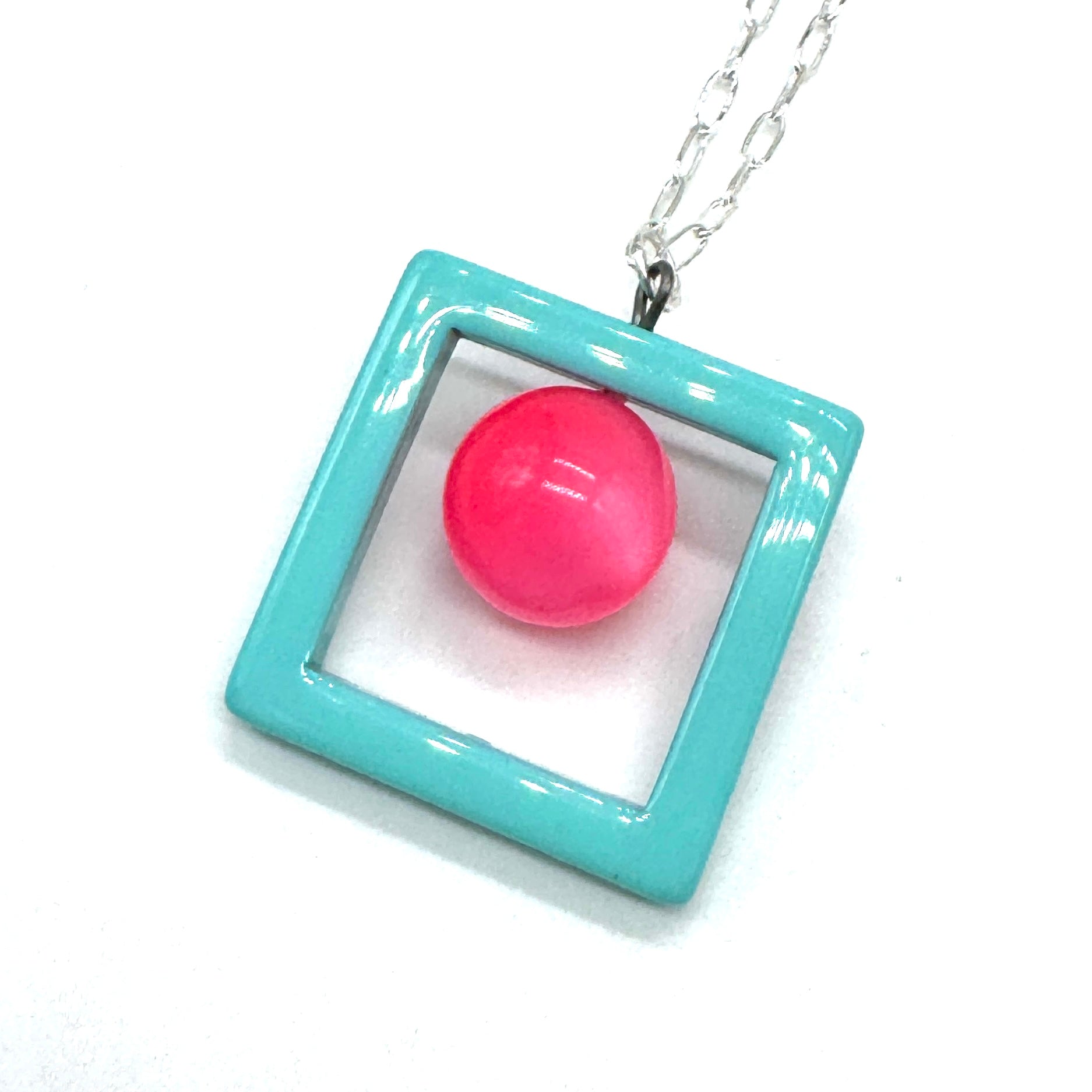 Color Study Frame Necklace