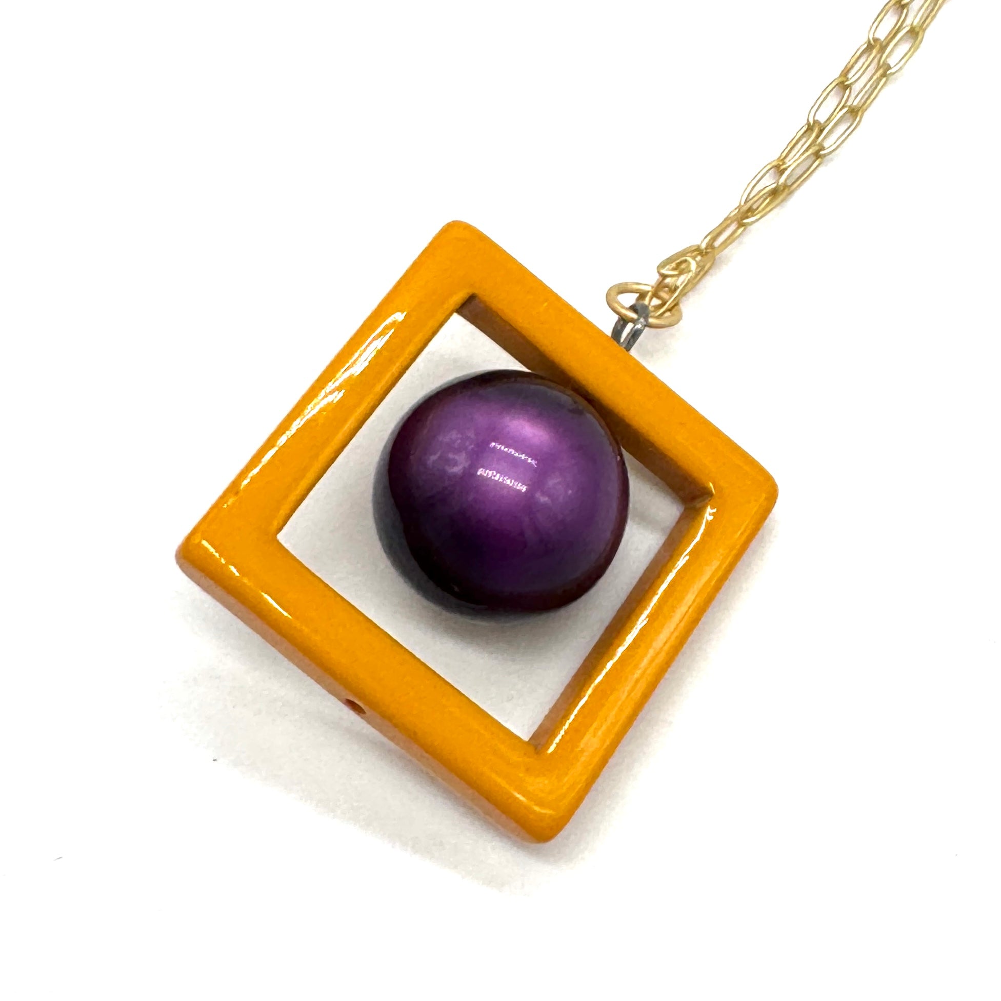 Color Study Frame Necklace