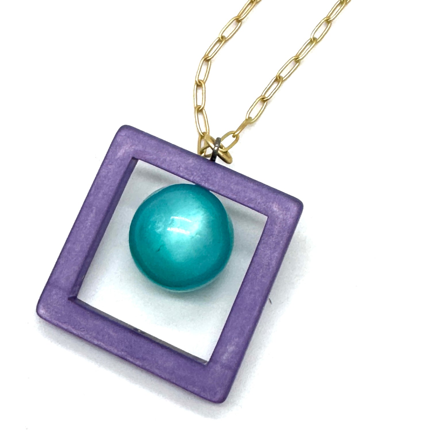 Color Study Frame Necklace