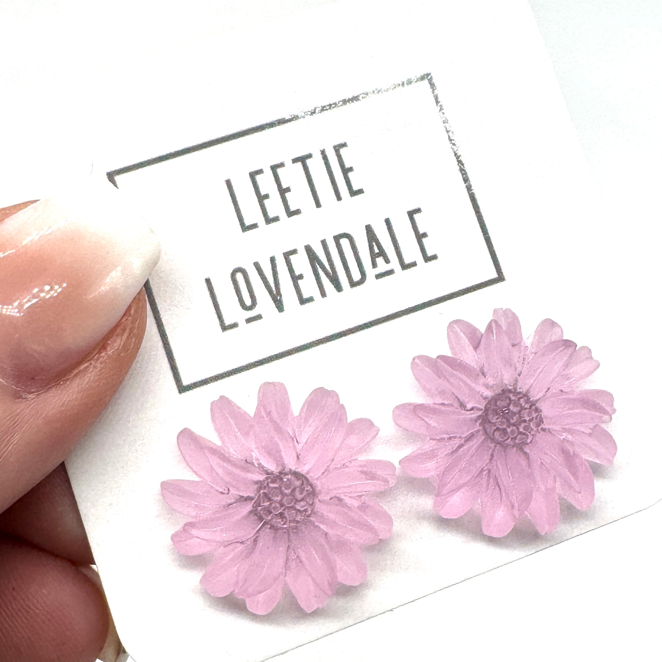 Frosted SunFlower Stud Earrings