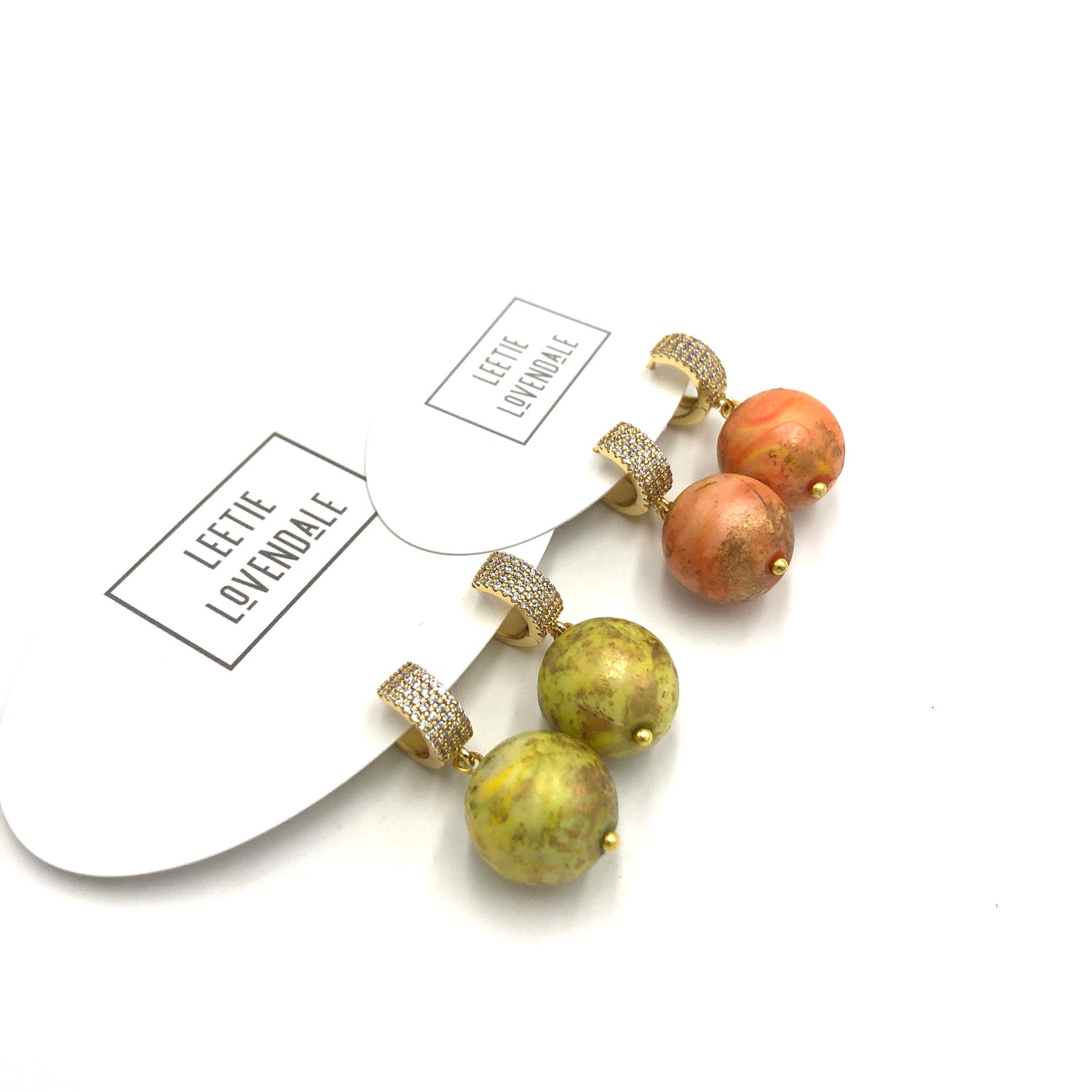 Richelle Hoop &amp; Bead Earrings