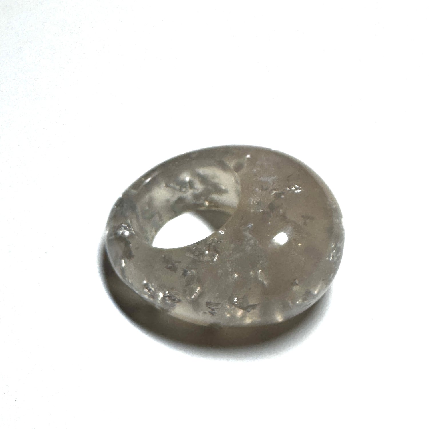 Forma Resin Ring – Silver Mica Glitter
