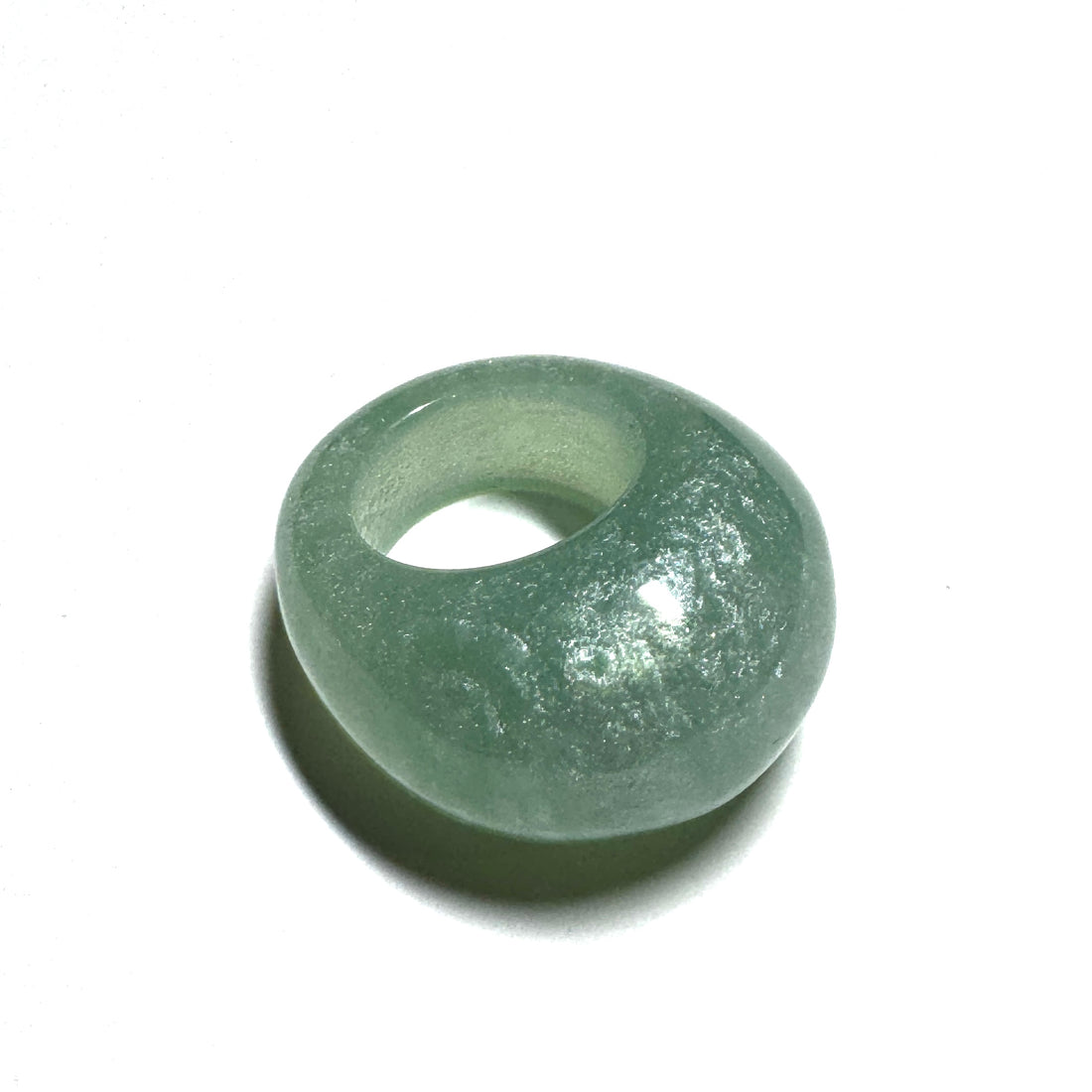 Forma Resin Ring – Ice Blue Glow