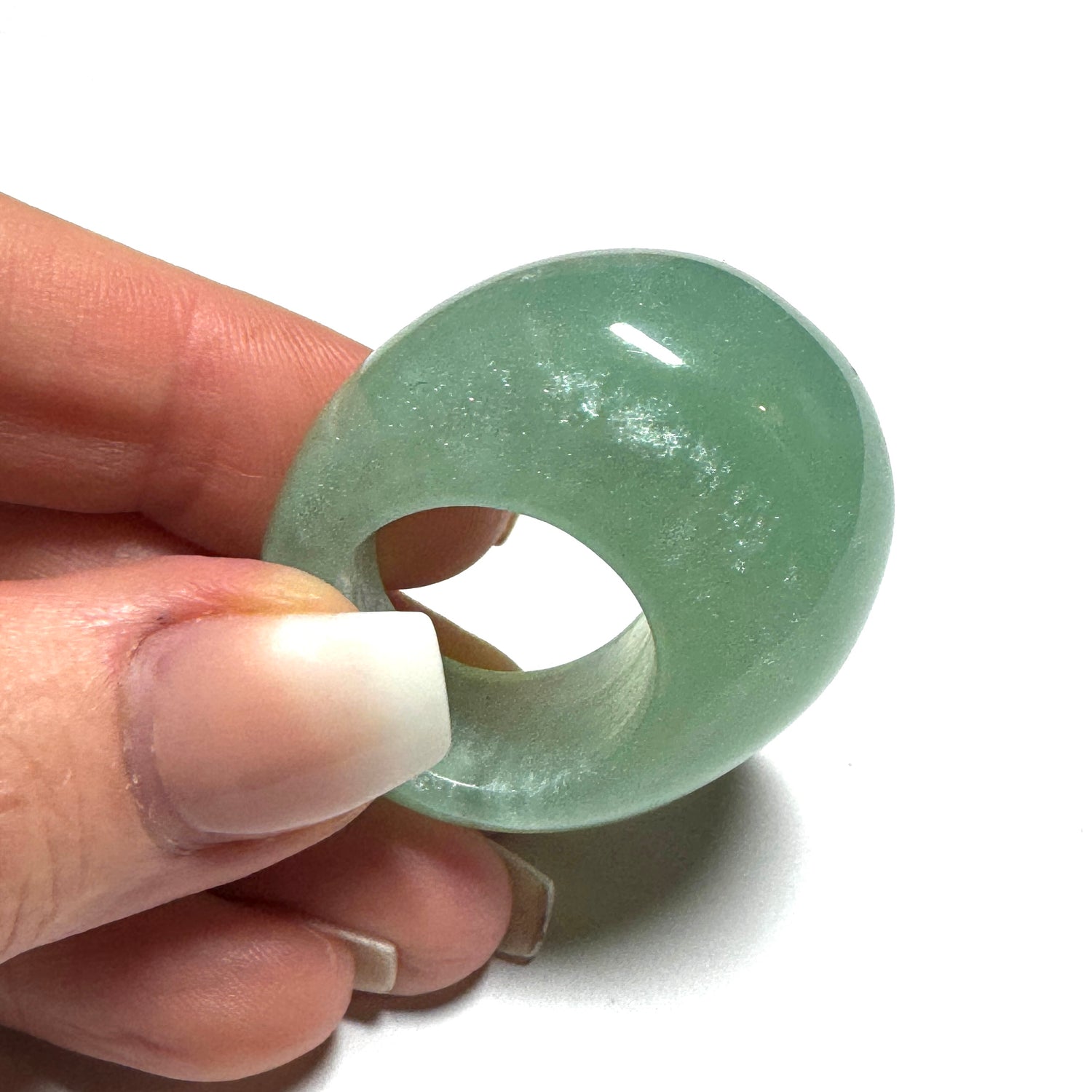 Forma Resin Ring – Ice Blue Glow