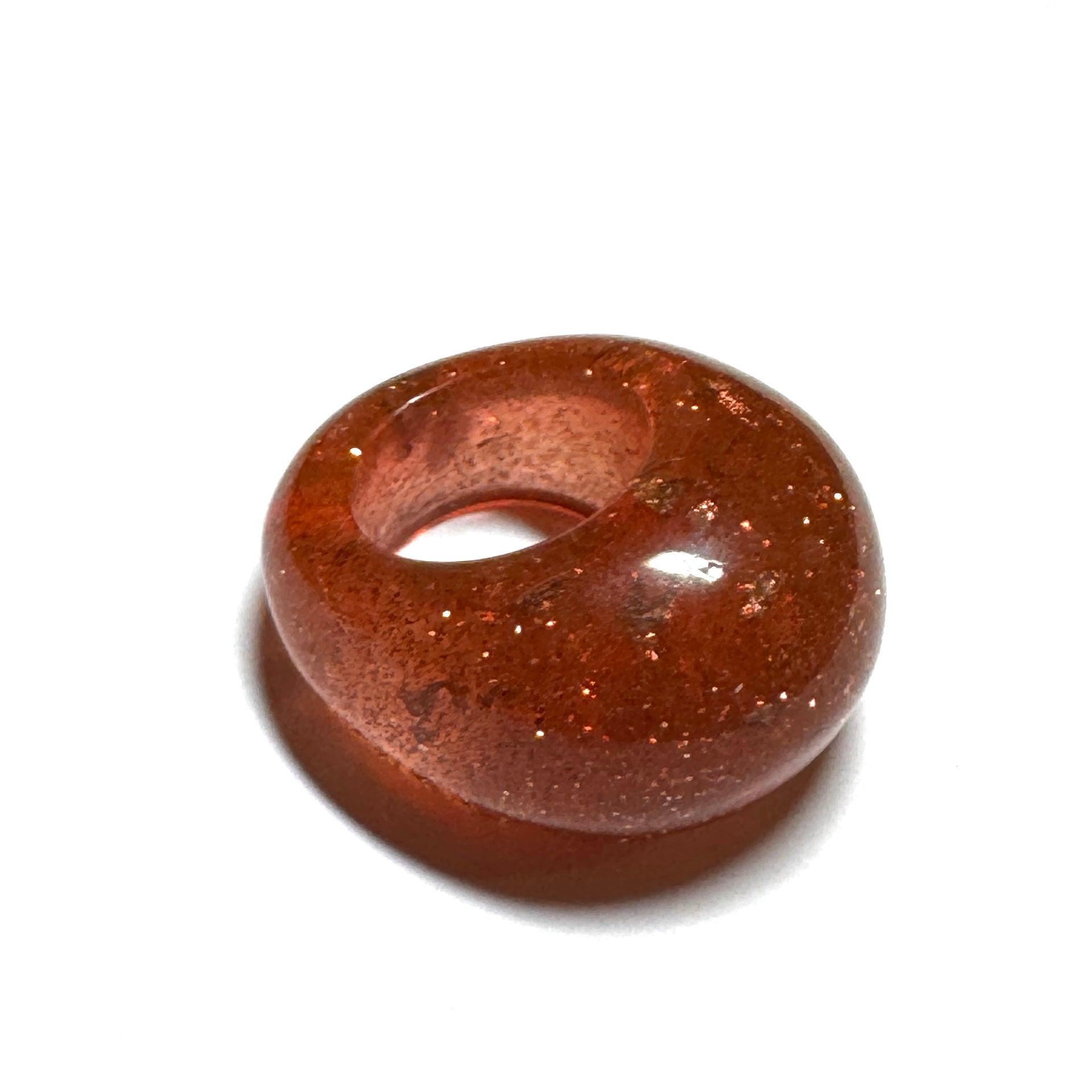 Forma Resin Ring – Copper Glitter