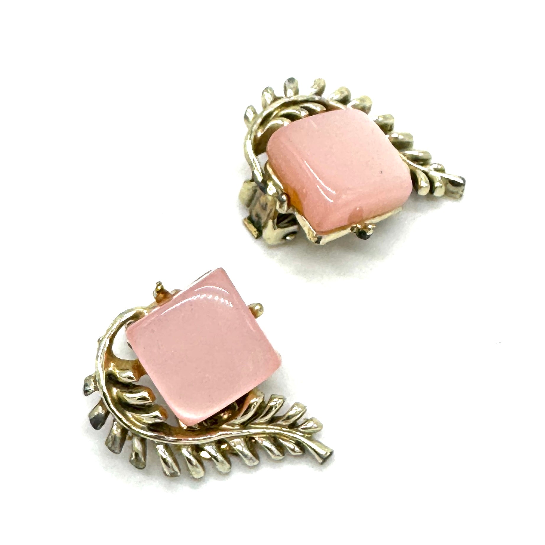 Peachy Keen Earrings, One Of A Kind - Estate Thermoset Event!
