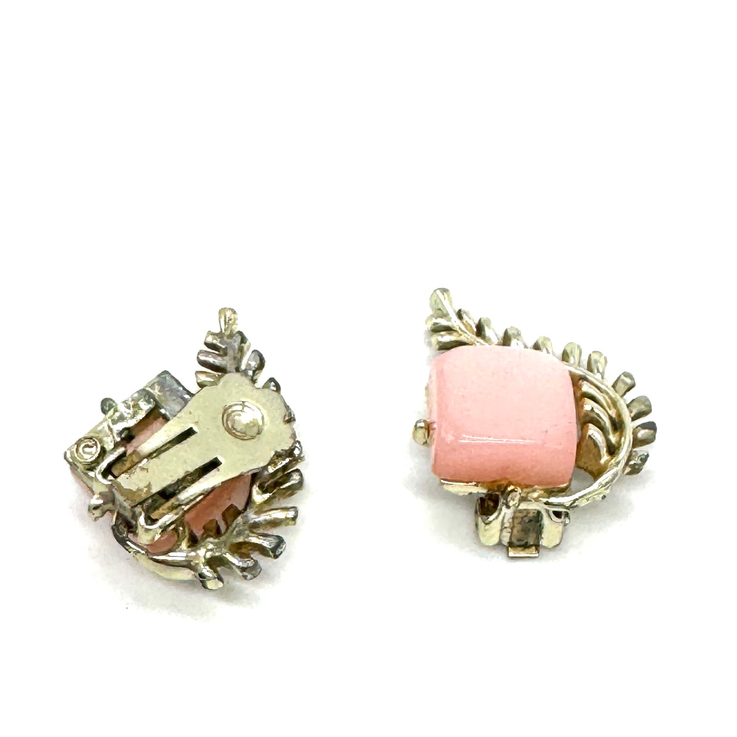 Peachy Keen Earrings, One Of A Kind - Estate Thermoset Event!