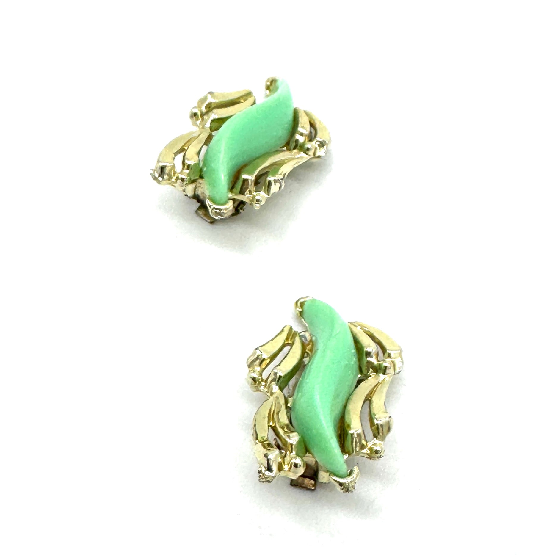 Pleased to Mint You Earrings, One Of A Kind - Estate Thermoset Event!