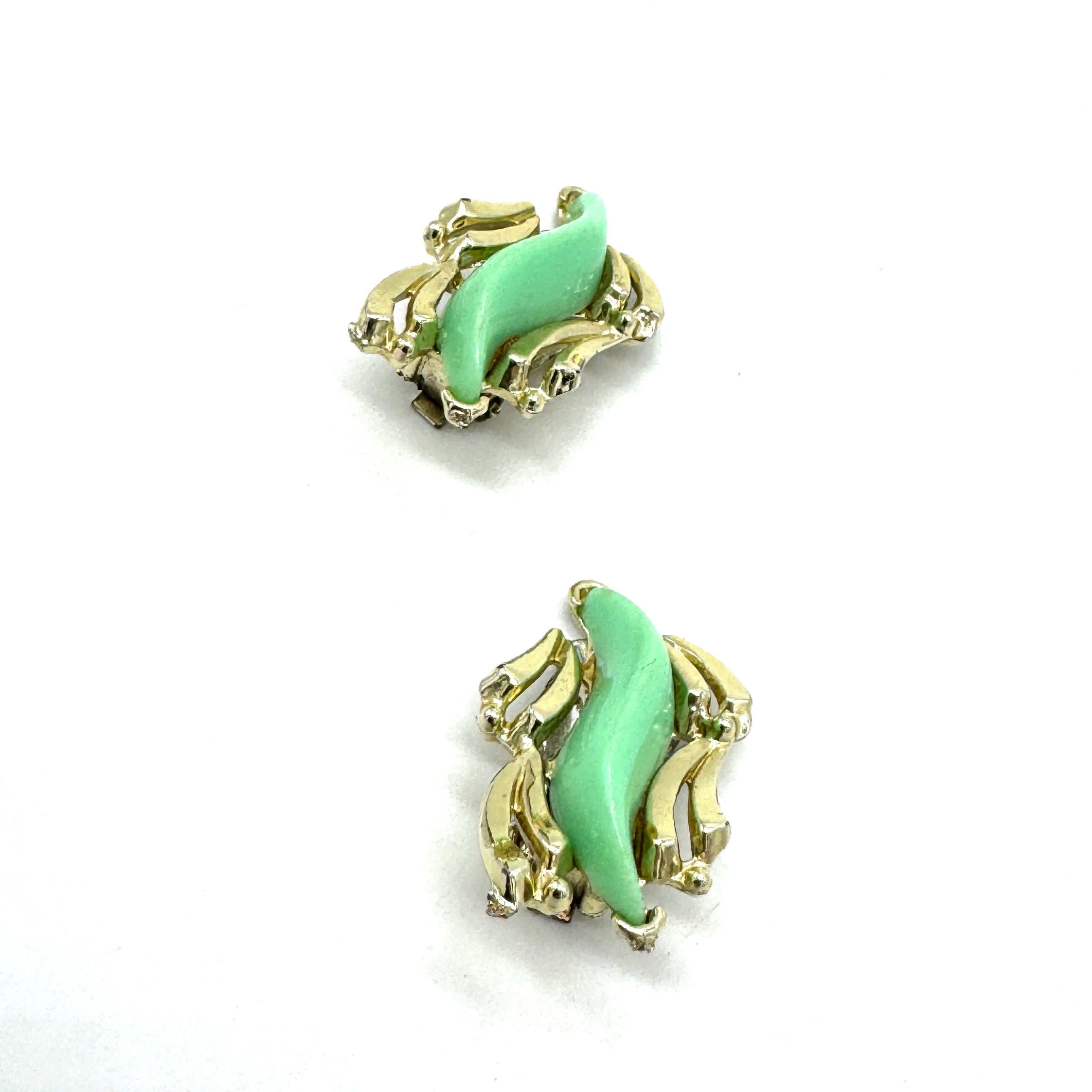 Pleased to Mint You Earrings, One Of A Kind - Estate Thermoset Event!