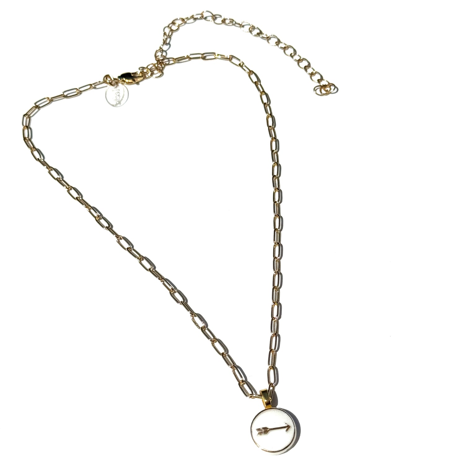 Directions Glass Heirloom Arrow Necklace