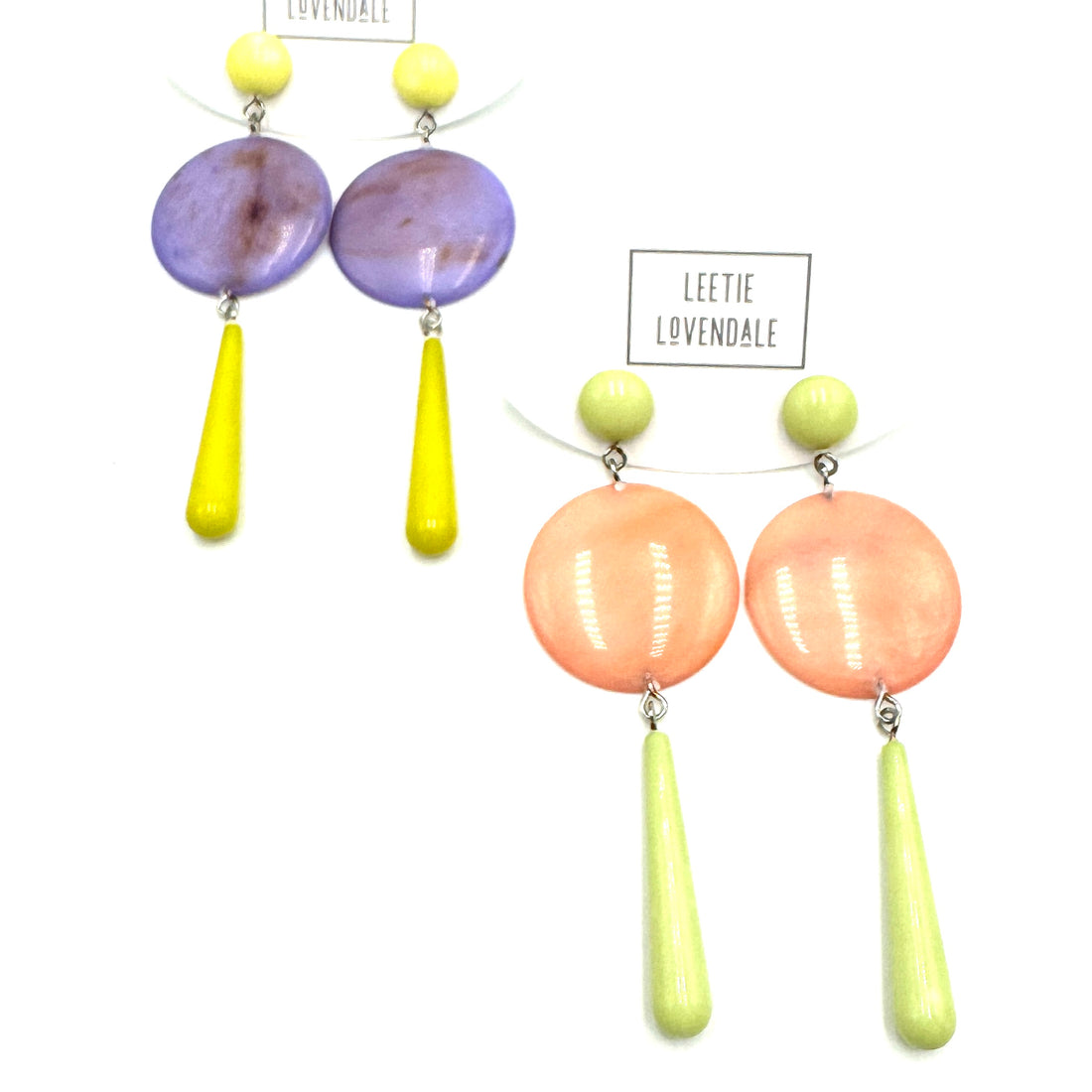colorful statement earrings