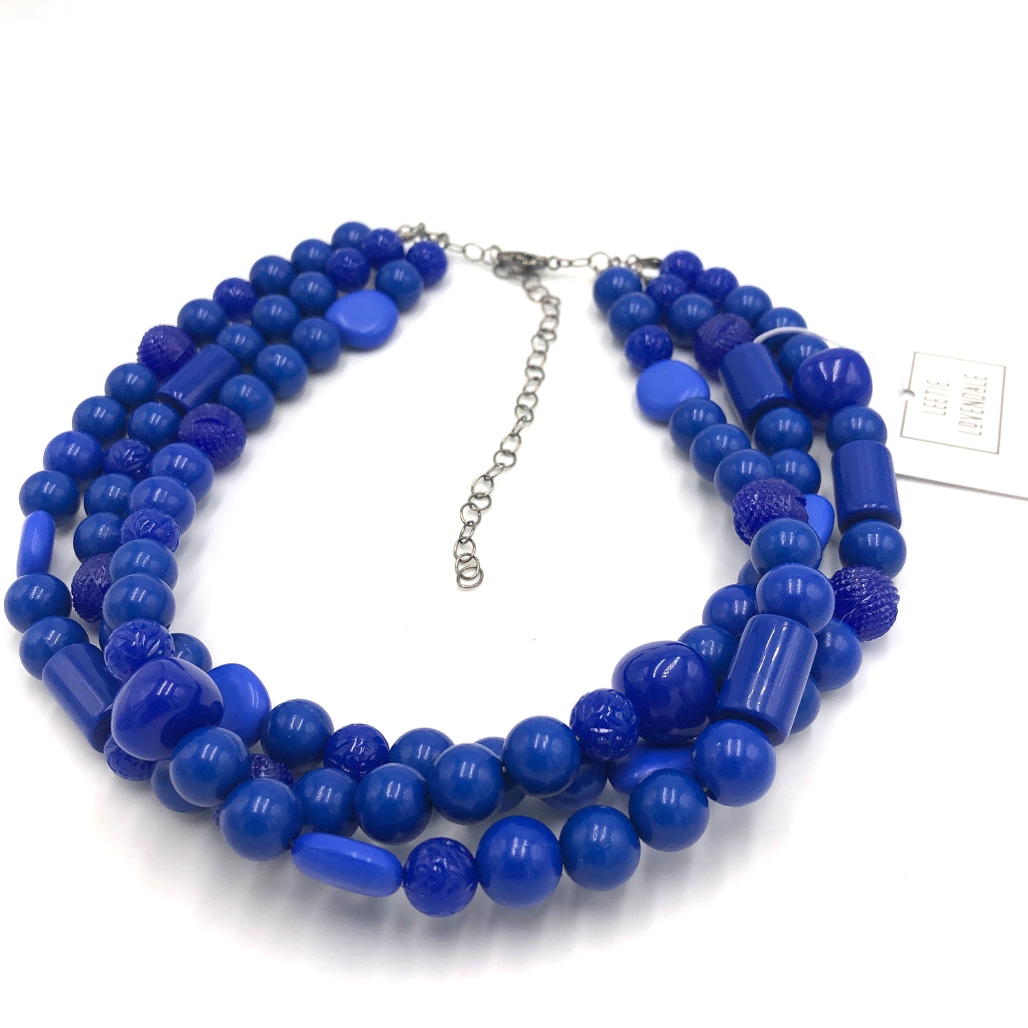 True Blue Knotted Morgan Necklace
