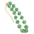 hand wired beaded green necklace