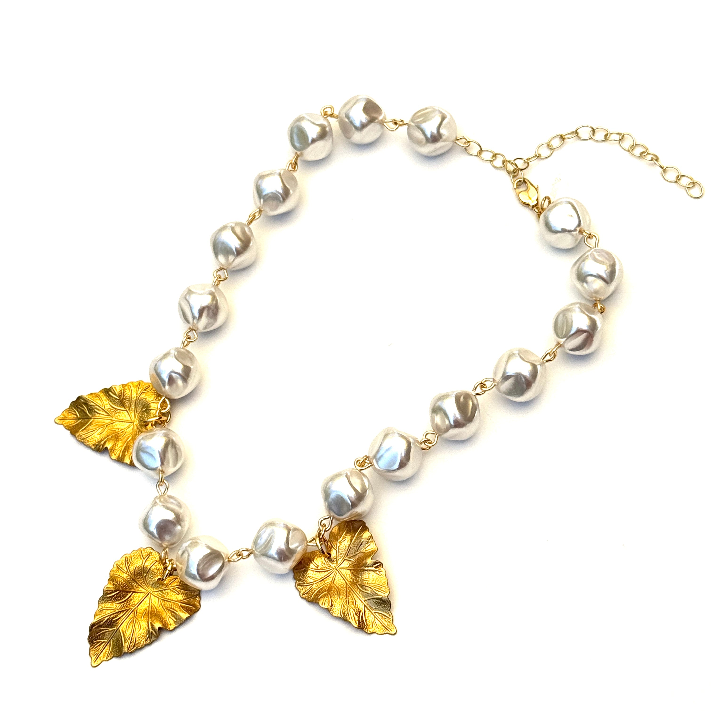 Golden Legacy Leaf Necklace