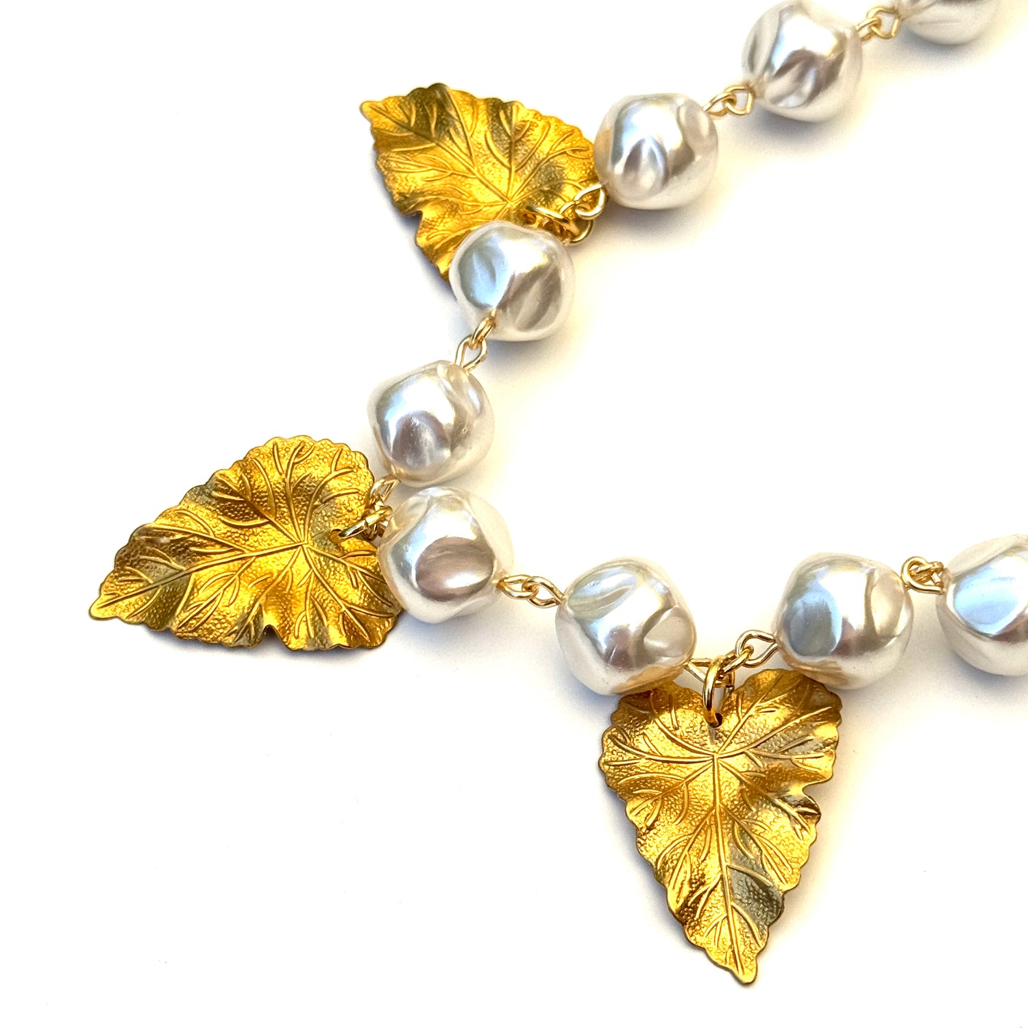 Golden Legacy Leaf Necklace