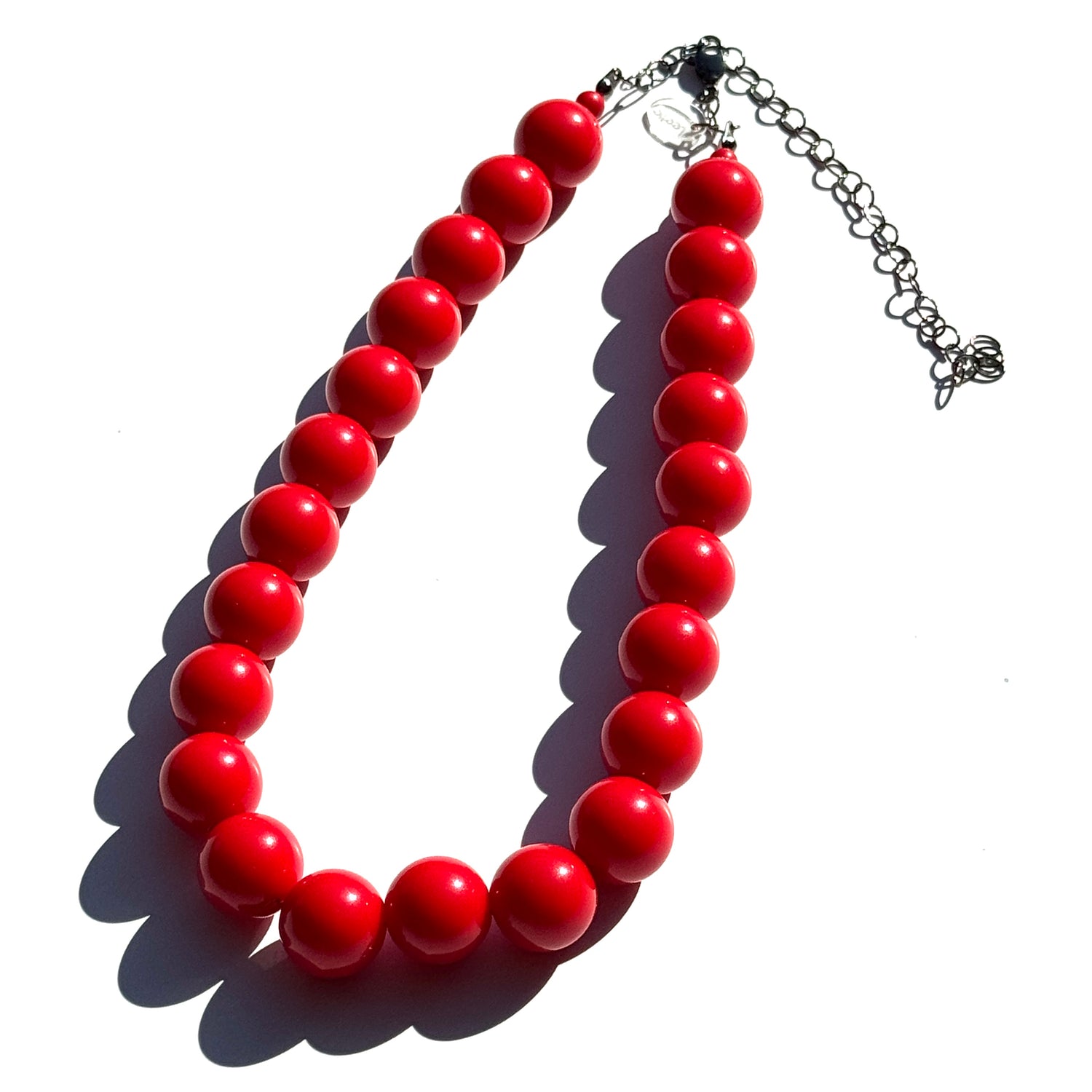 Very Cherry Red Marco Necklace