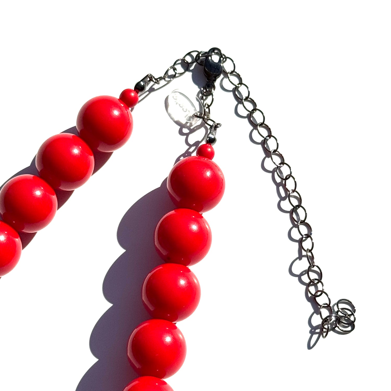 Very Cherry Red Marco Necklace