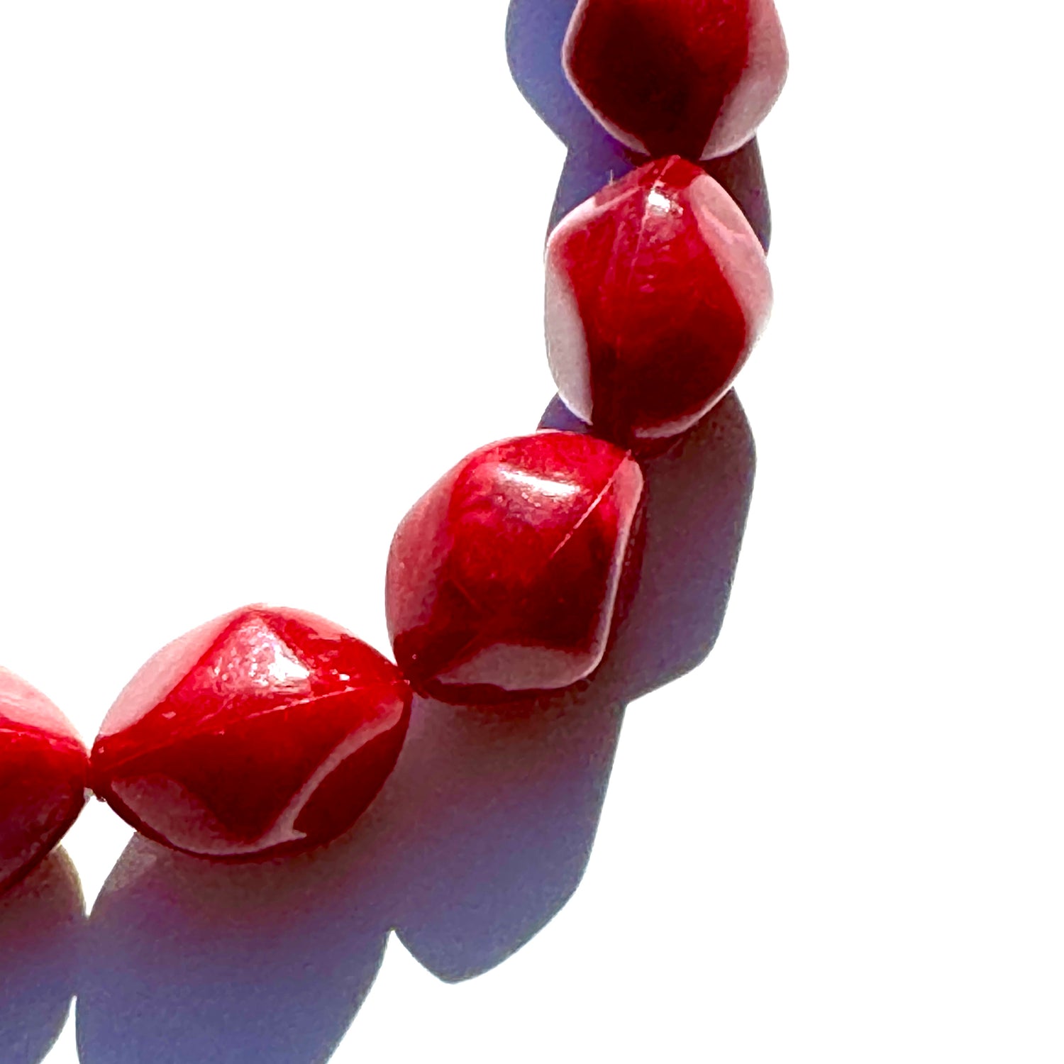 Cranberry Nugget Marco Necklace